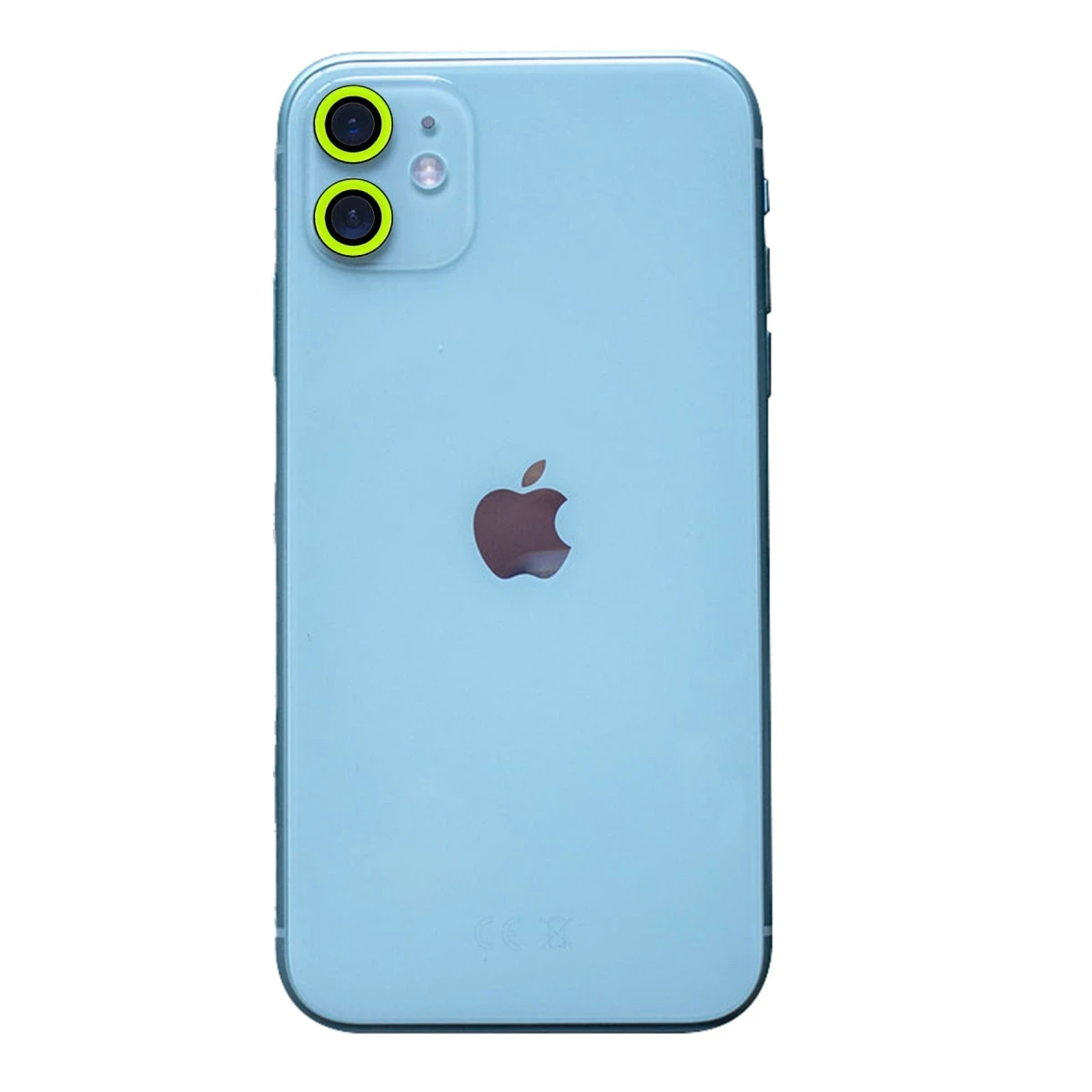 Newface Apple iPhone 11 Neon Fosforlu Kamera Lens - Yeşil — görsel 3
