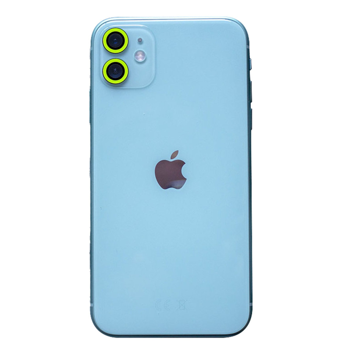 Newface Apple iPhone 11 Neon Fosforlu Kamera Lens - Yeşil — görsel 5