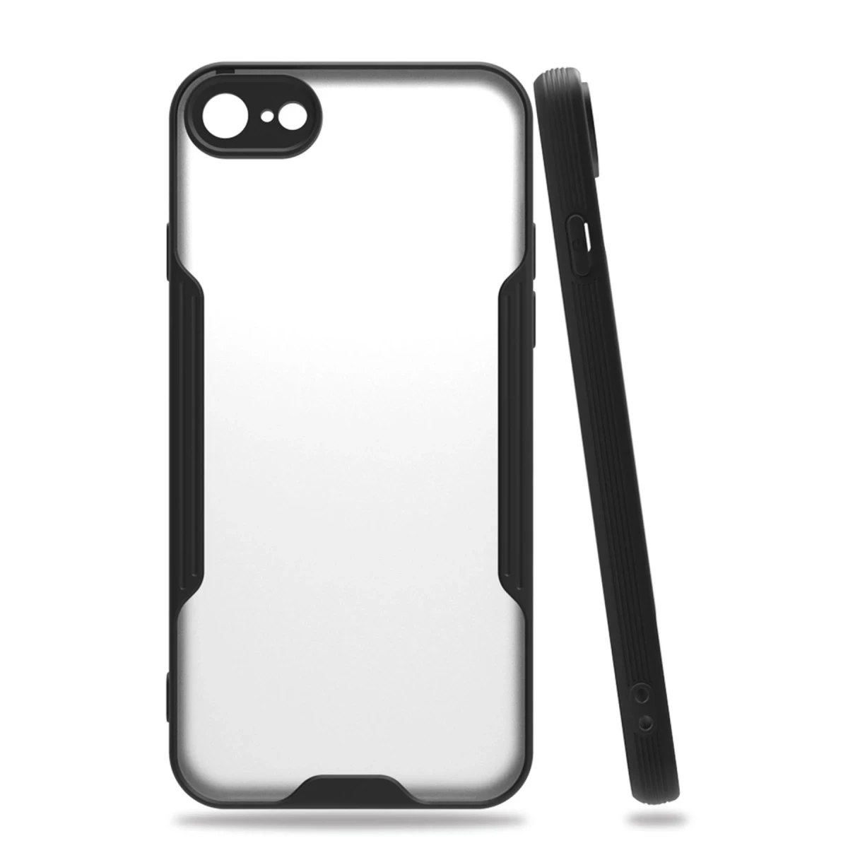 Newface Apple iPhone 7 Kılıf Platin Silikon - Siyah — görsel 2