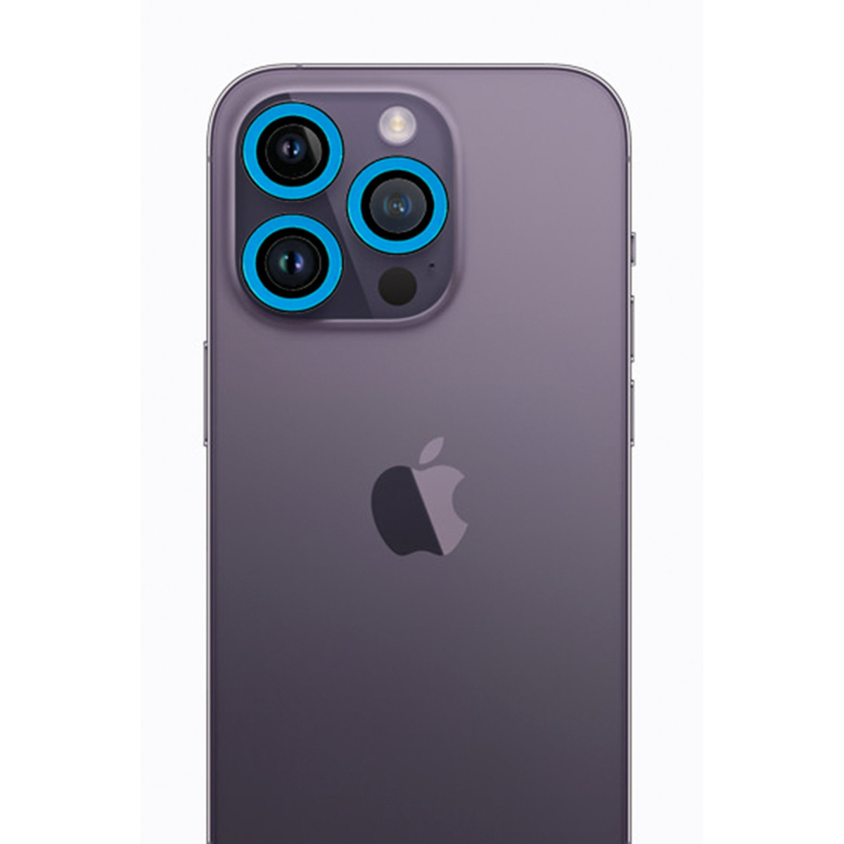 Newface Apple iPhone 12 Pro Neon Fosforlu Kamera Lens - Mavi — görsel 5