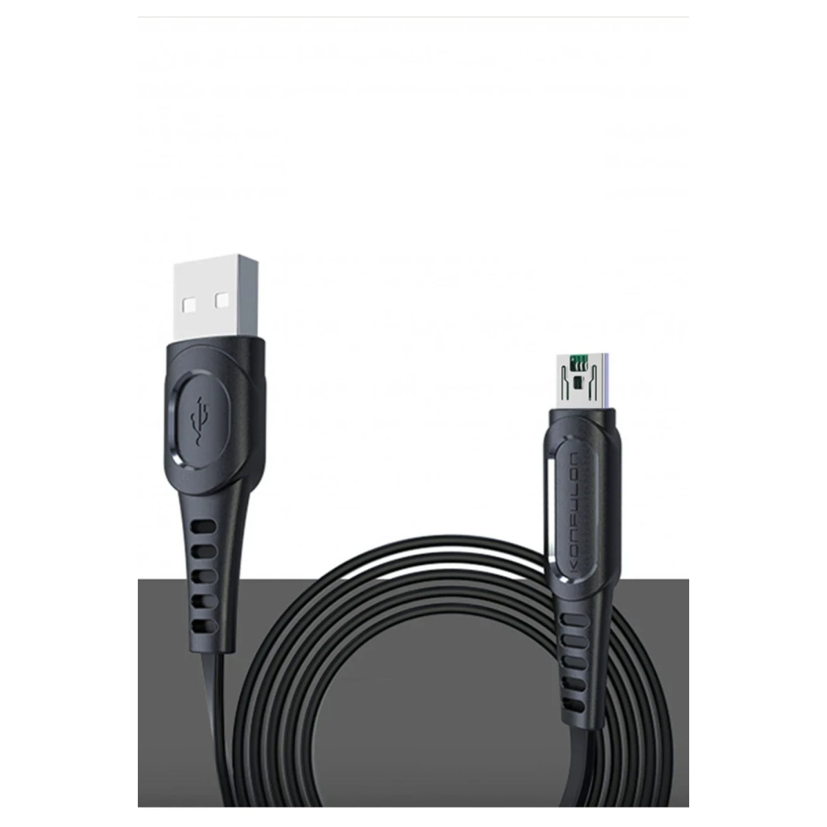 Konfulon DC24 Micro USB Kablo 1.2M 4A - Siyah — görsel 3