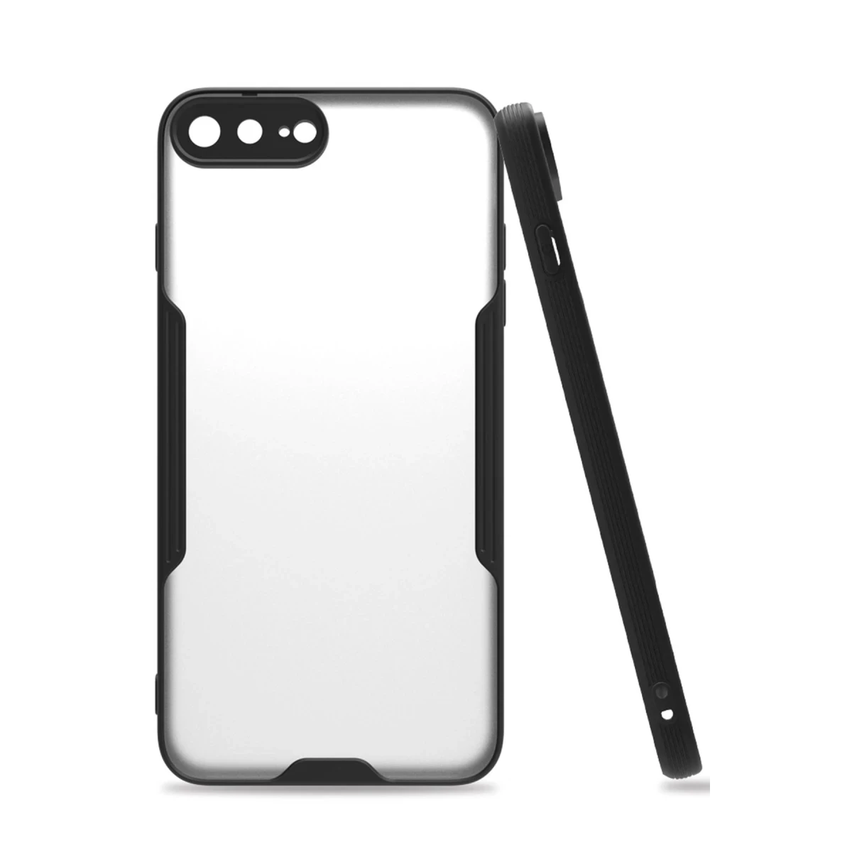 Newface Apple iPhone 7 Plus Kılıf Platin Silikon - Siyah — görsel 2