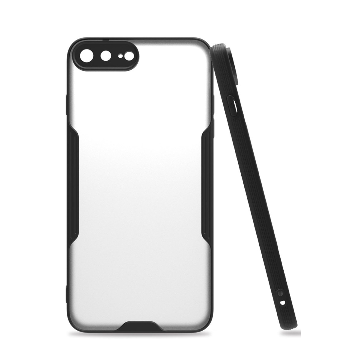 Newface Apple iPhone 7 Plus Kılıf Platin Silikon - Siyah — görsel 3