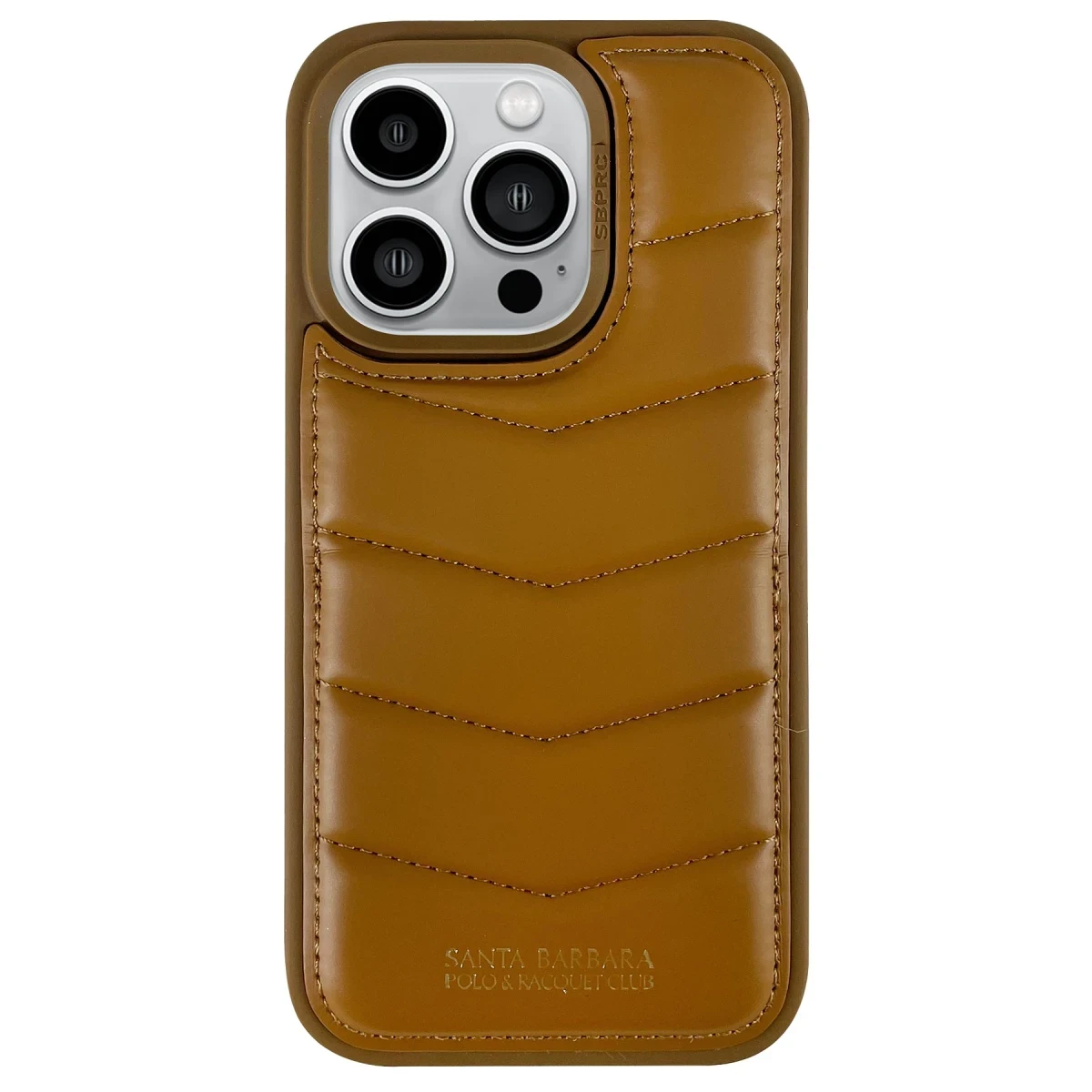 Santa Barbara Polo Racquet Club Apple iPhone 14 Pro Clyde Stand Kapak - Kahverengi
