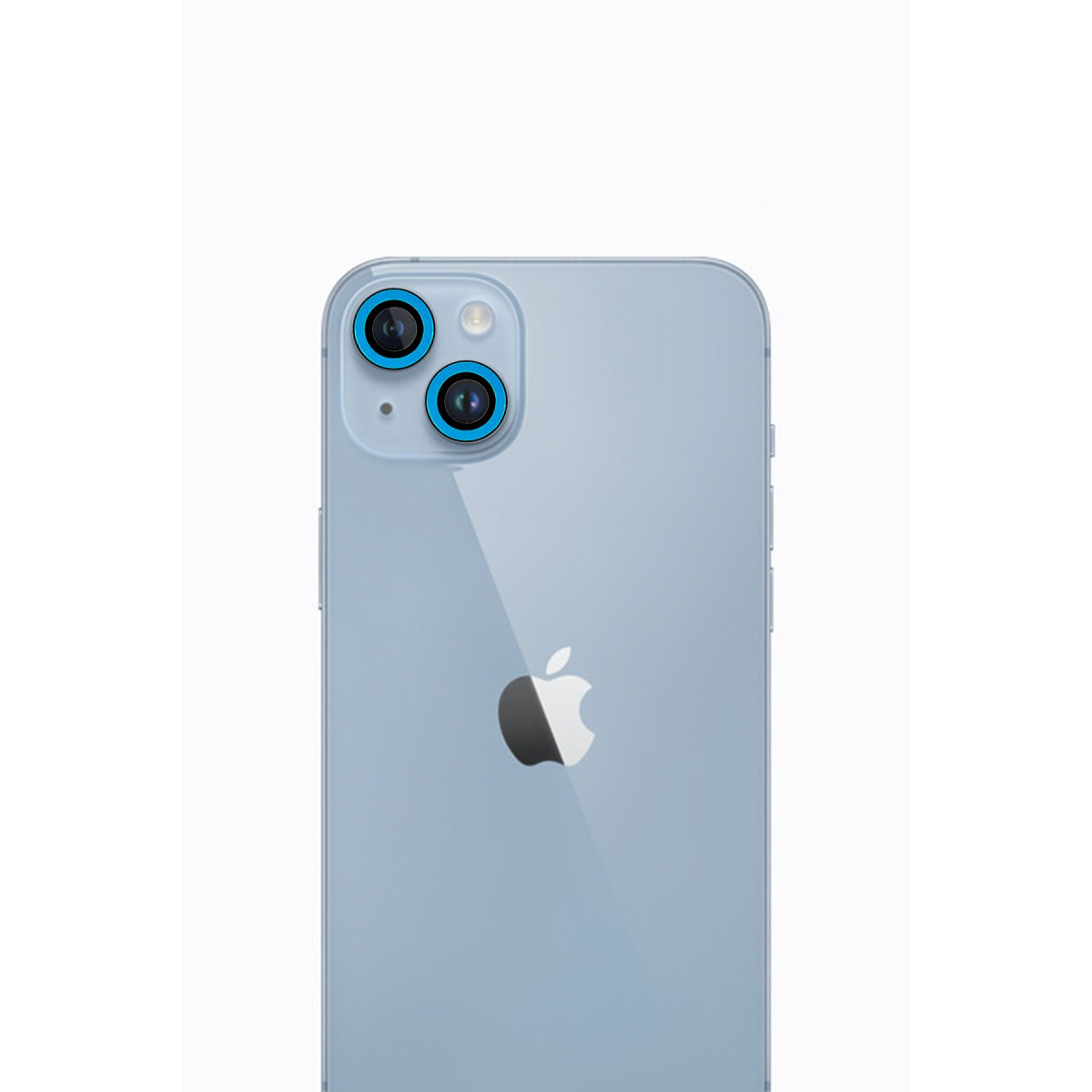 Newface Apple iPhone 13 Neon Fosforlu Kamera Lens - Mavi — görsel 5