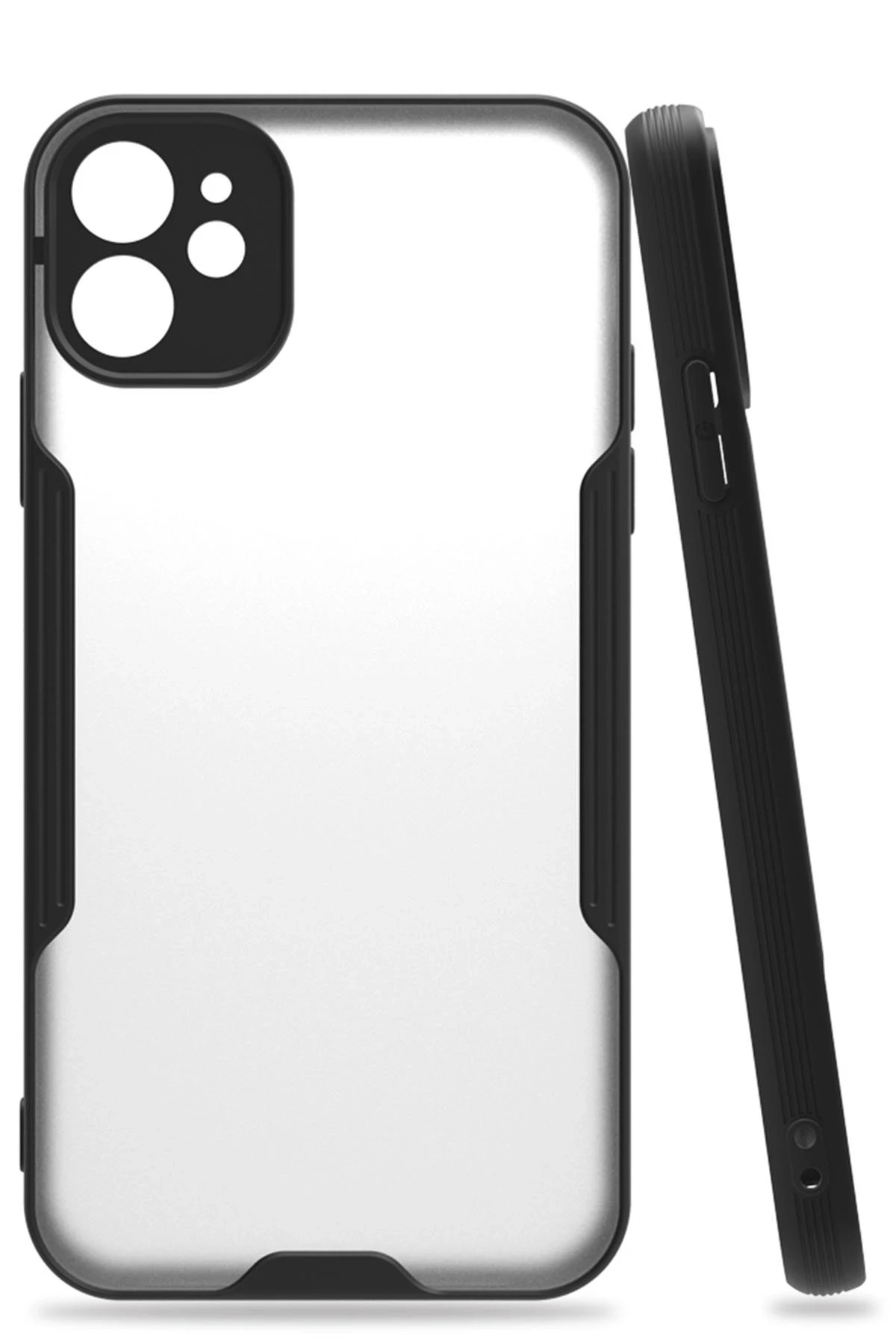 Newface Apple iPhone 11 Kılıf Platin Silikon - Siyah