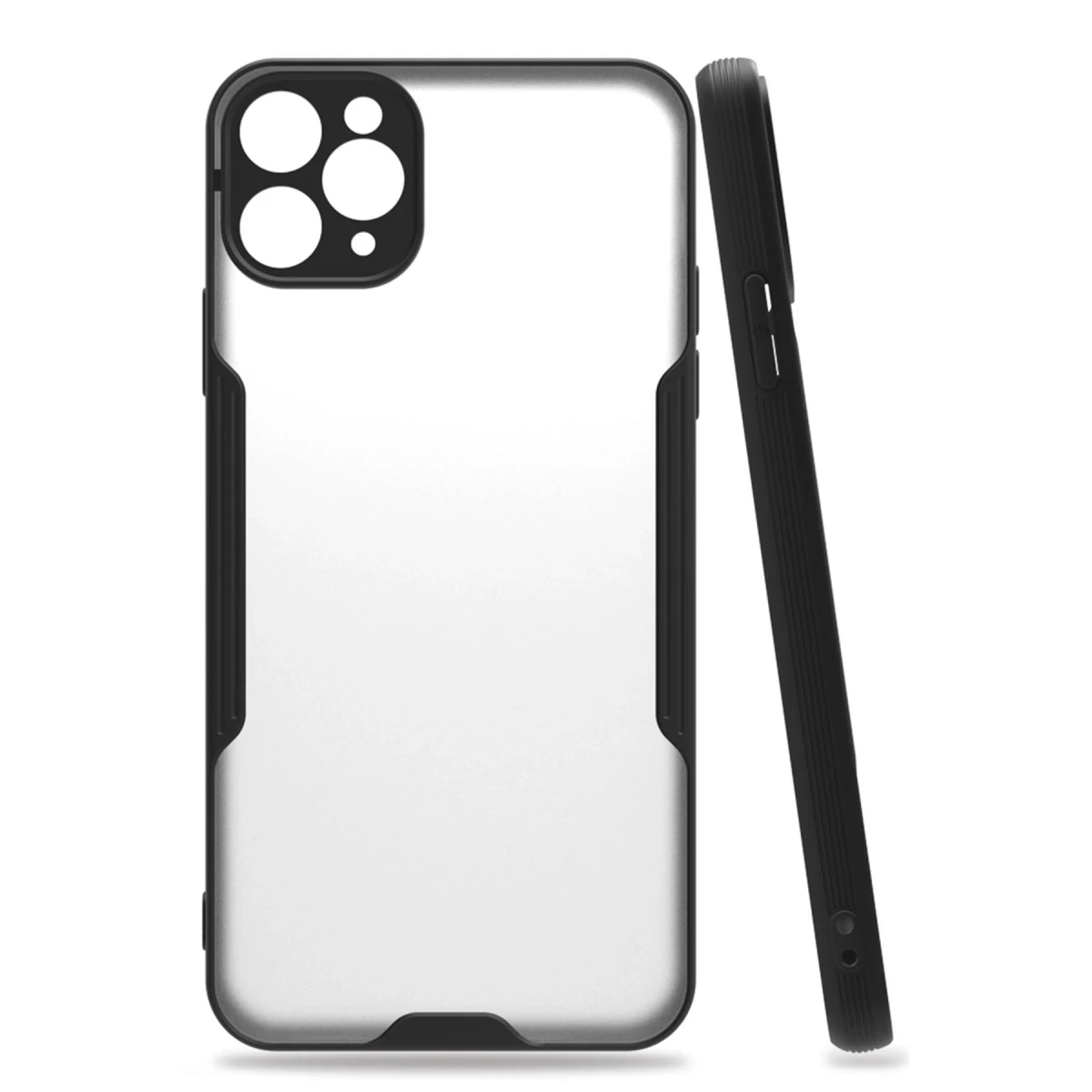 Newface Apple iPhone 11 Pro Kılıf Platin Silikon - Siyah — görsel 2