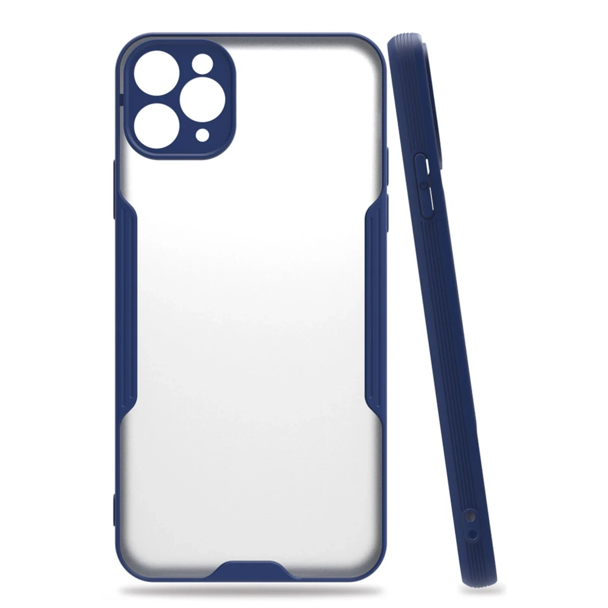 Newface Apple iPhone 11 Pro Kılıf Platin Silikon - Lacivert