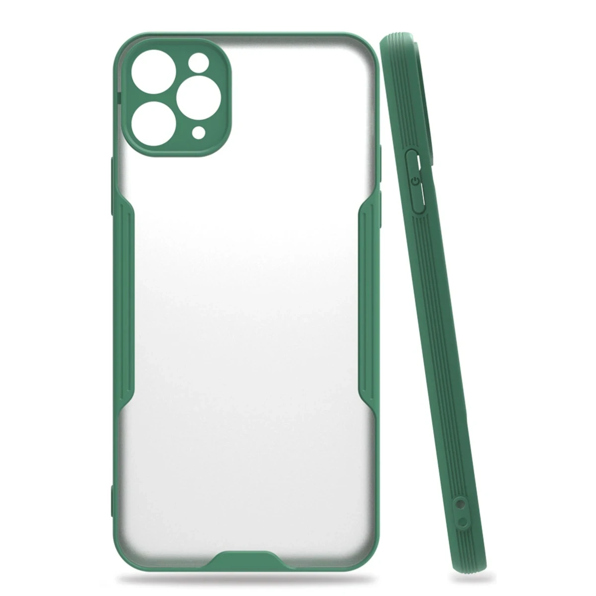 Newface Apple iPhone 11 Pro Kılıf Platin Silikon - Yeşil