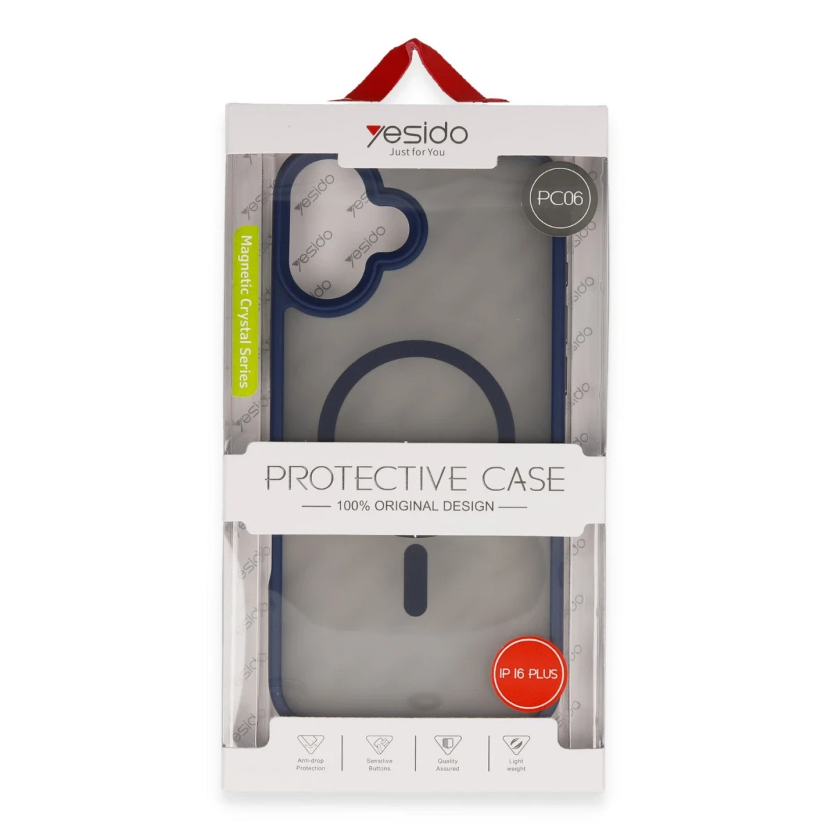 Yesido Apple iPhone 16 PC06 Tower Magsafe Kapak - Siyah