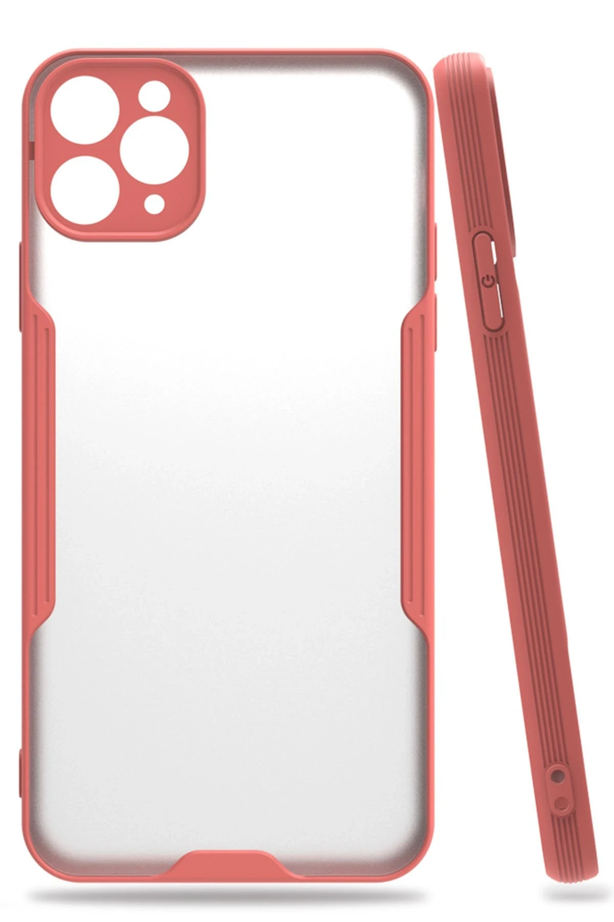 Newface iPhone 11 Pro Kılıf Platin Silikon - Pembe