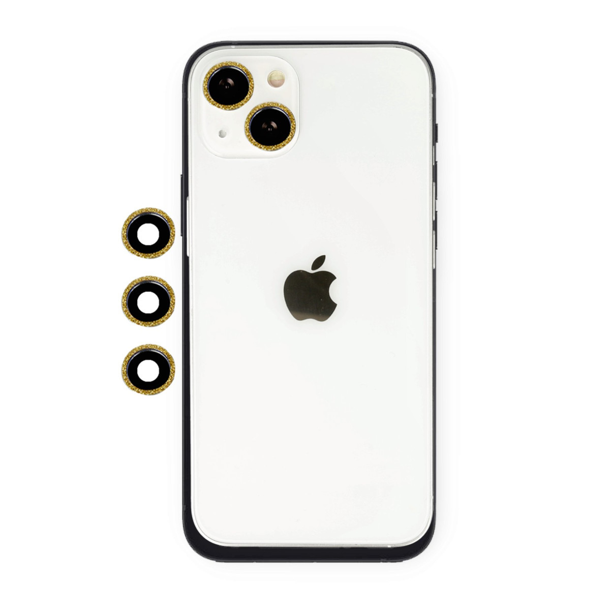 Newface Apple iPhone 14 Shine Kamera Lens - Gold — görsel 3