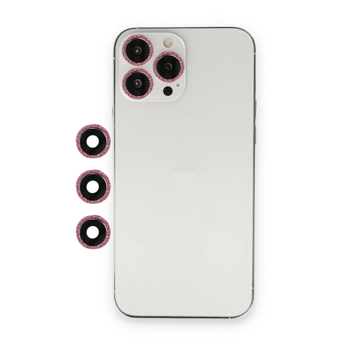 Newface Apple iPhone 14 Pro Max Shine Kamera Lens - Pembe — görsel 2
