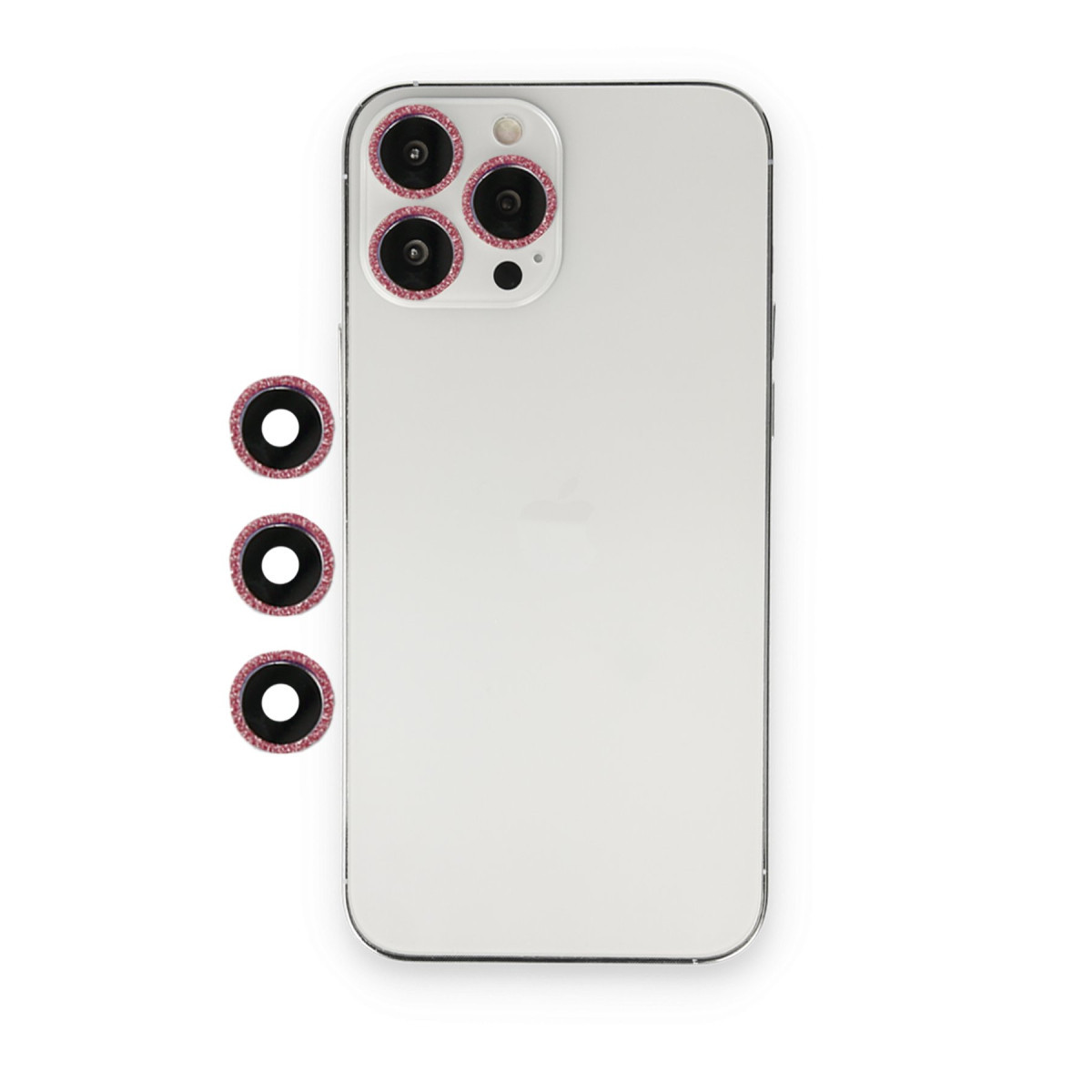 Newface Apple iPhone 14 Pro Max Shine Kamera Lens - Pembe — görsel 3