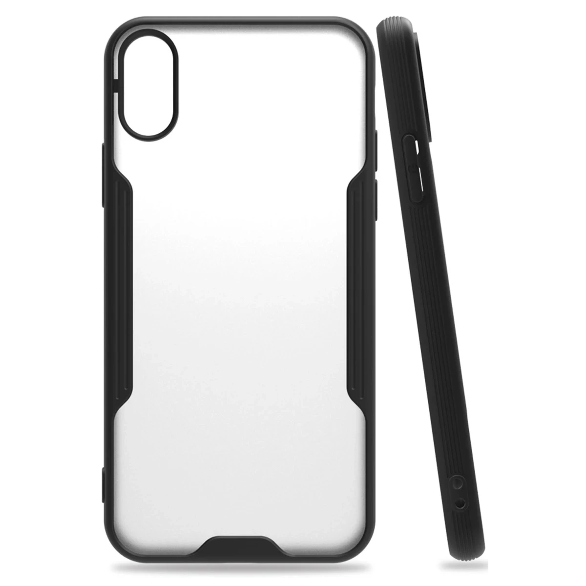 Newface Apple iPhone X Kılıf Platin Silikon - Siyah — görsel 2
