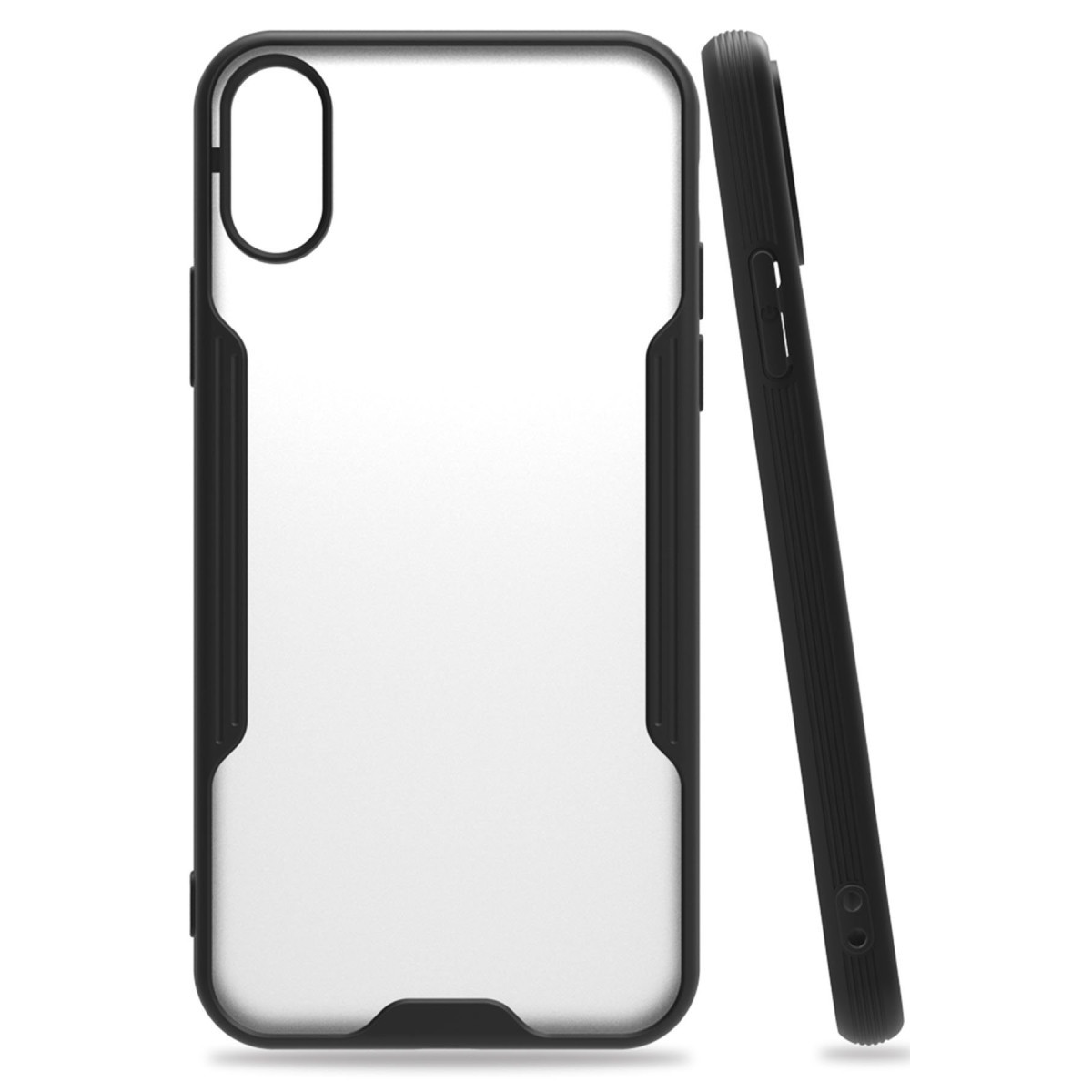 Newface Apple iPhone X Kılıf Platin Silikon - Siyah — görsel 3