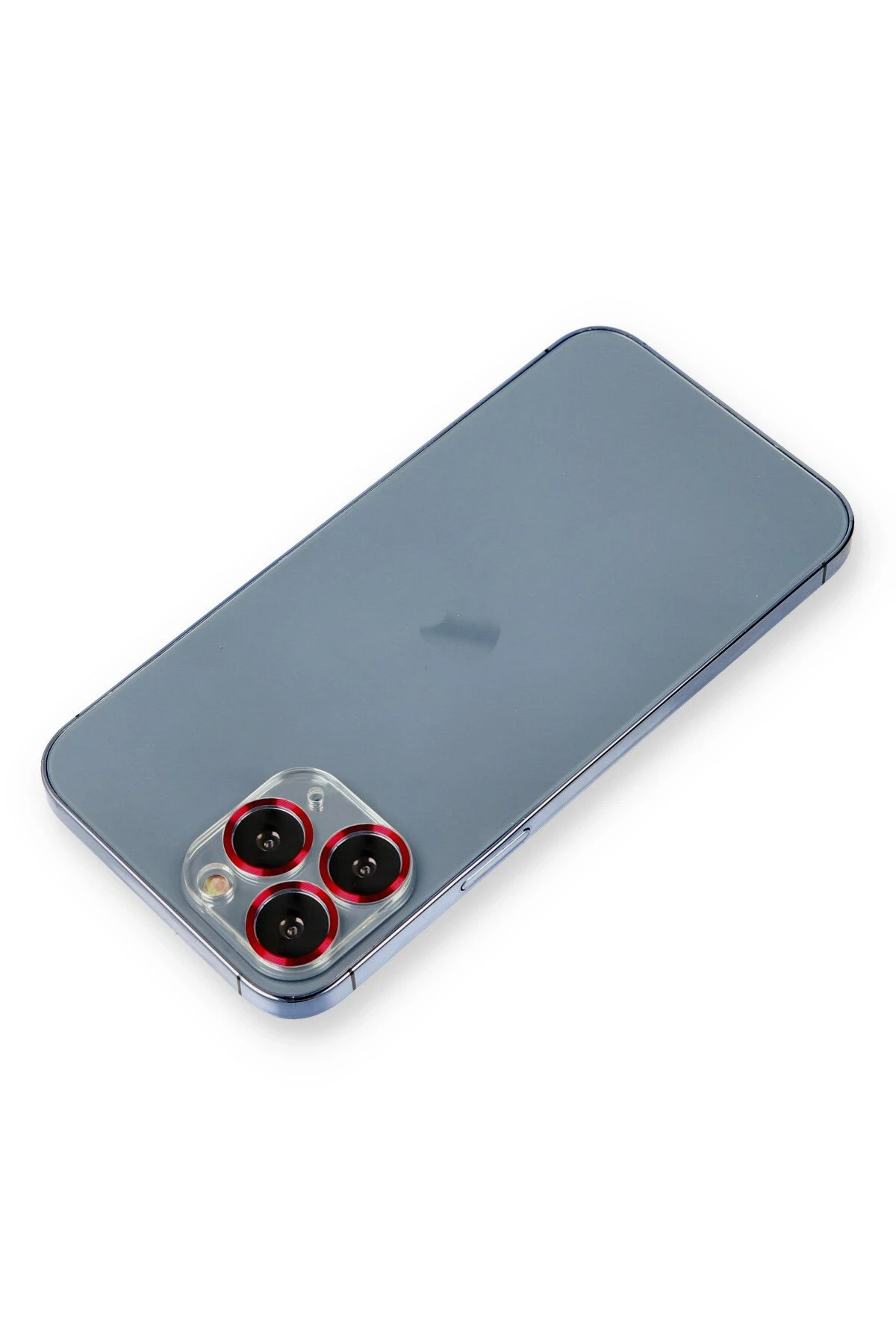 Newface iPhone 11 Pro Metal Kamera Lens Koruma Cam - Kırmızı