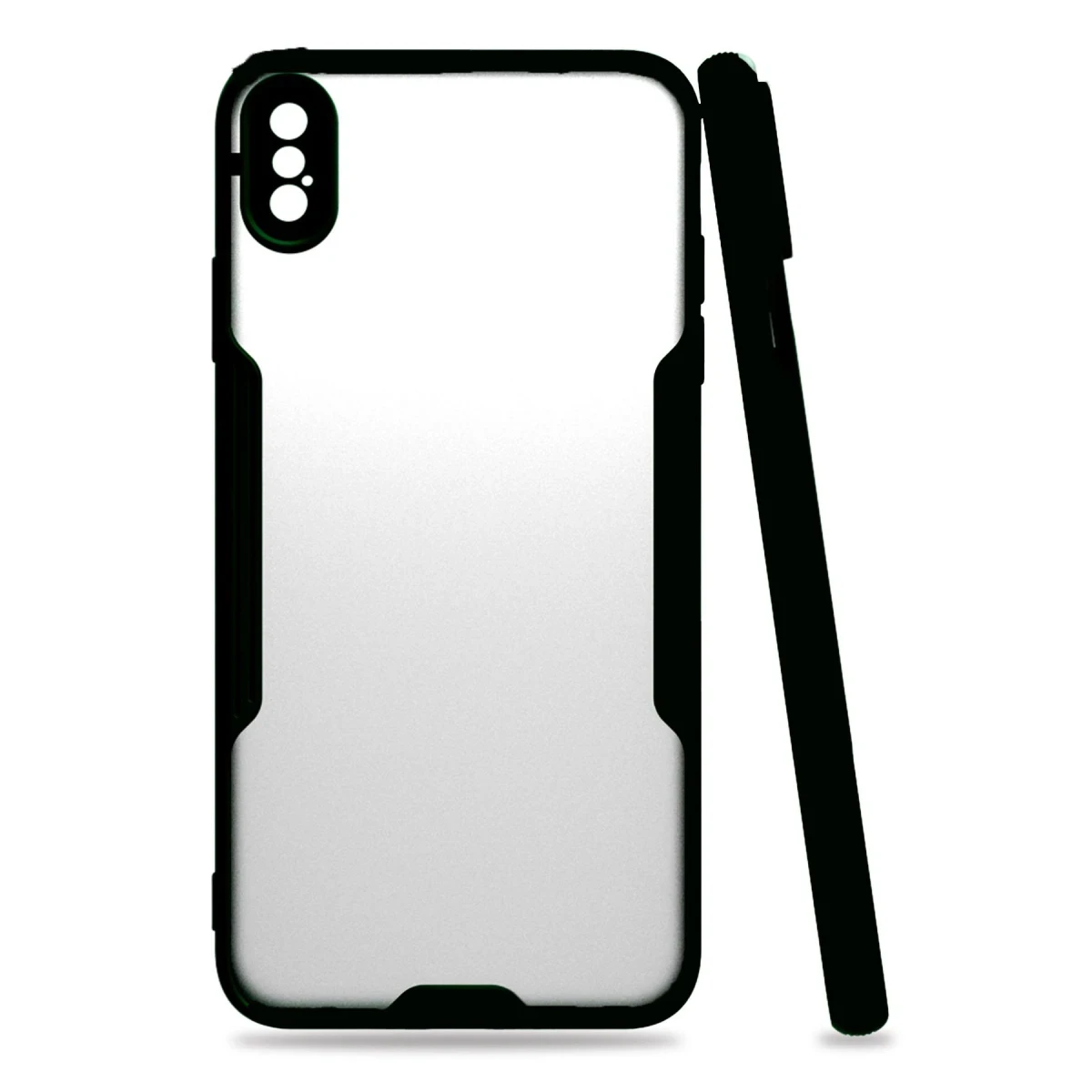 Newface Apple iPhone XS Max Kılıf Platin Silikon - Siyah — görsel 2