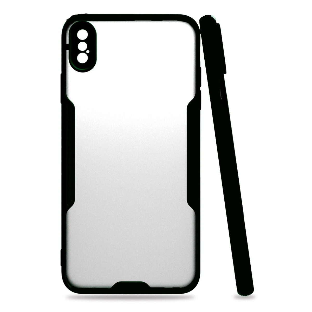 Newface Apple iPhone XS Max Kılıf Platin Silikon - Siyah — görsel 3