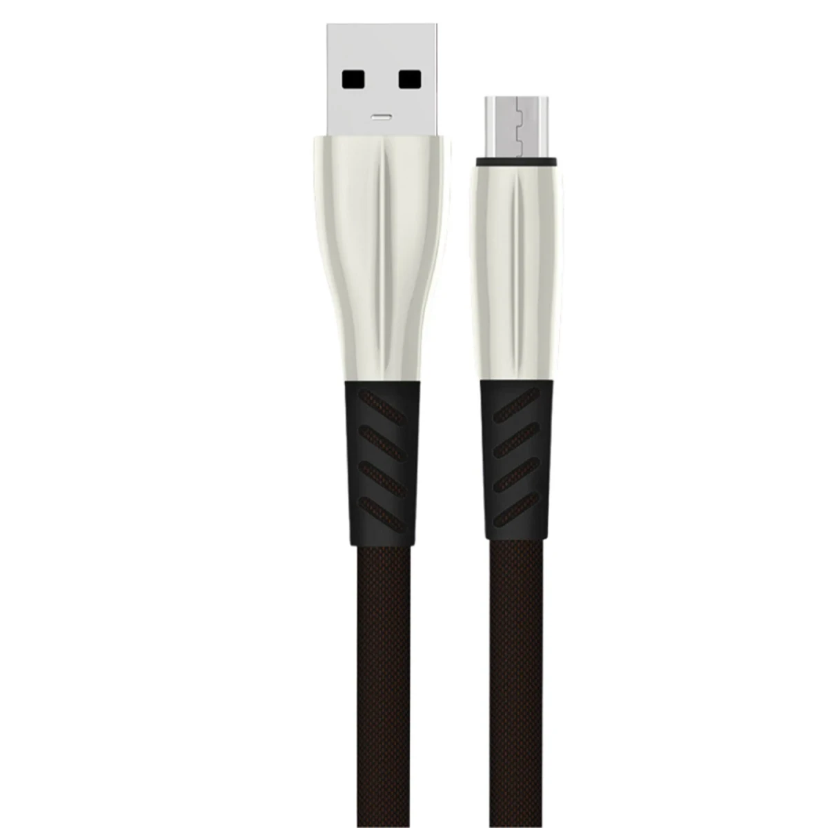Konfulon S88 Metal Uçlu Micro USB Kablo 1M 2.4A - Siyah — görsel 3