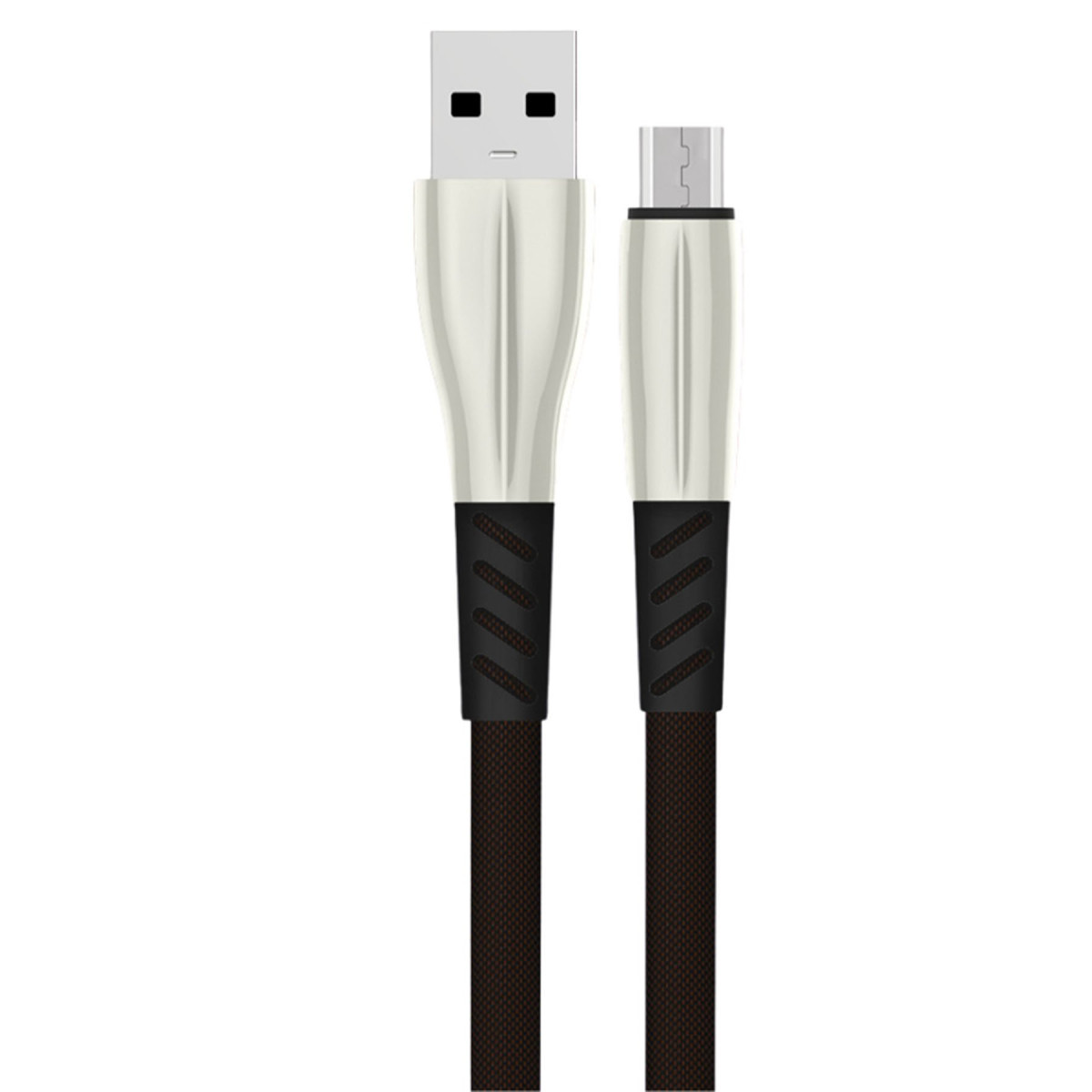 Konfulon S88 Metal Uçlu Micro USB Kablo 1M 2.4A - Siyah — görsel 5