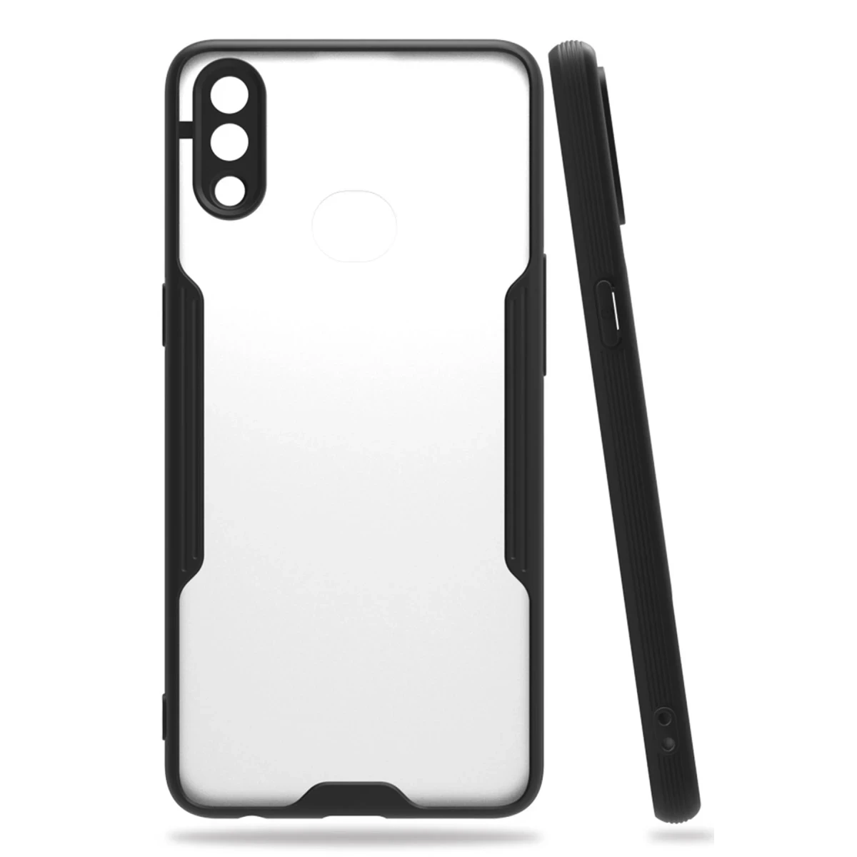 Newface Samsung Galaxy A10S Kılıf Platin Silikon - Siyah — görsel 2