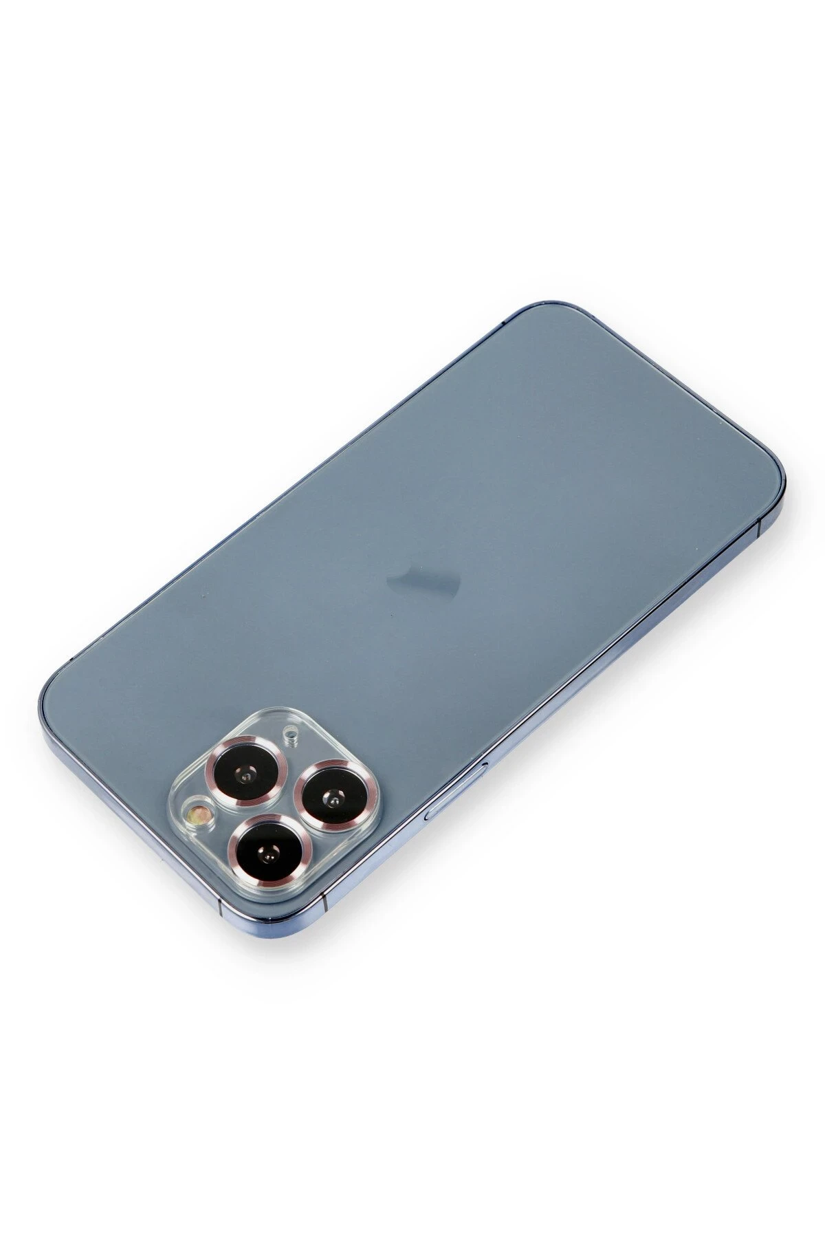 Newface iPhone 11 Pro Max Metal Kamera Lens Koruma Cam - Mor