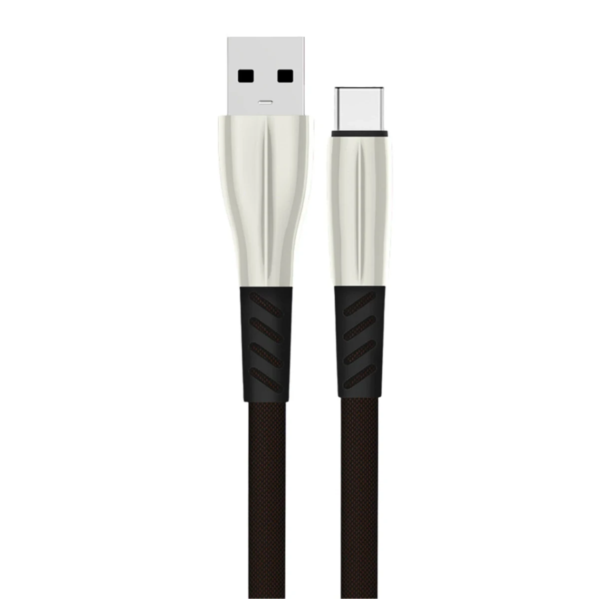 Konfulon S90 Metal Uçlu Type-C Kablo 1M 2.4A - Siyah — görsel 3