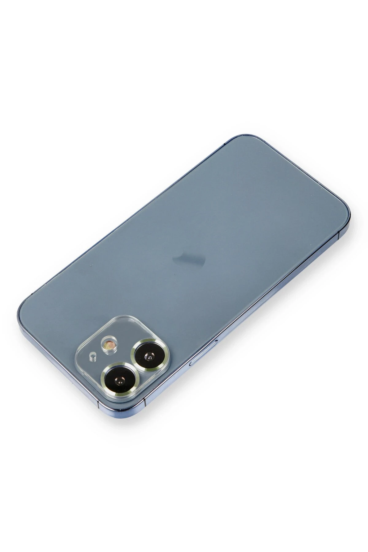 Newface iPhone 12 Metal Kamera Lens Koruma Cam - Açık Yeşil