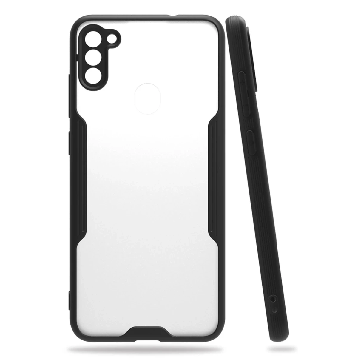 Newface Samsung Galaxy A11 Kılıf Platin Silikon - Siyah — görsel 2