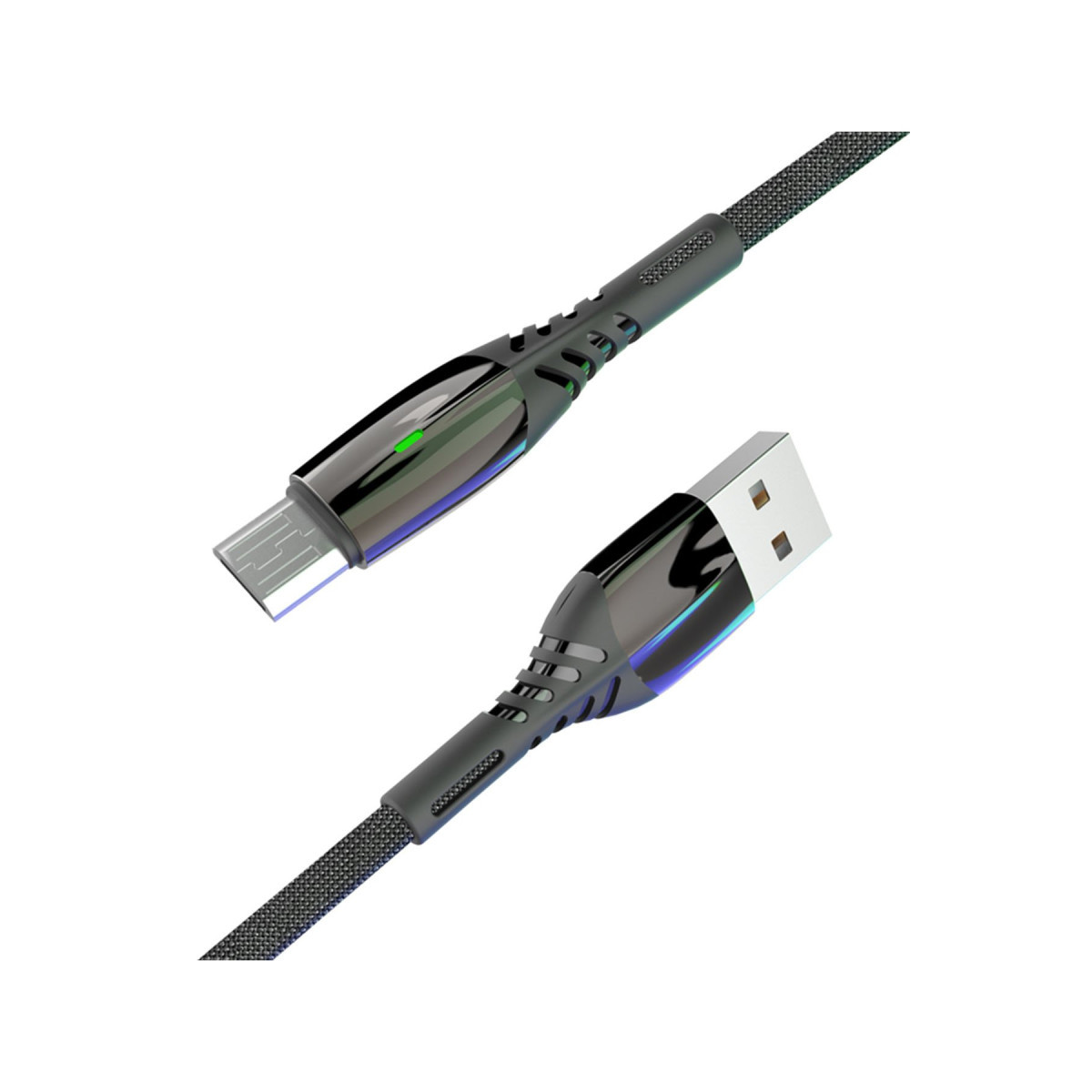 Konfulon S91 Ledli Micro USB Kablo 1M 2.4A - Siyah — görsel 5