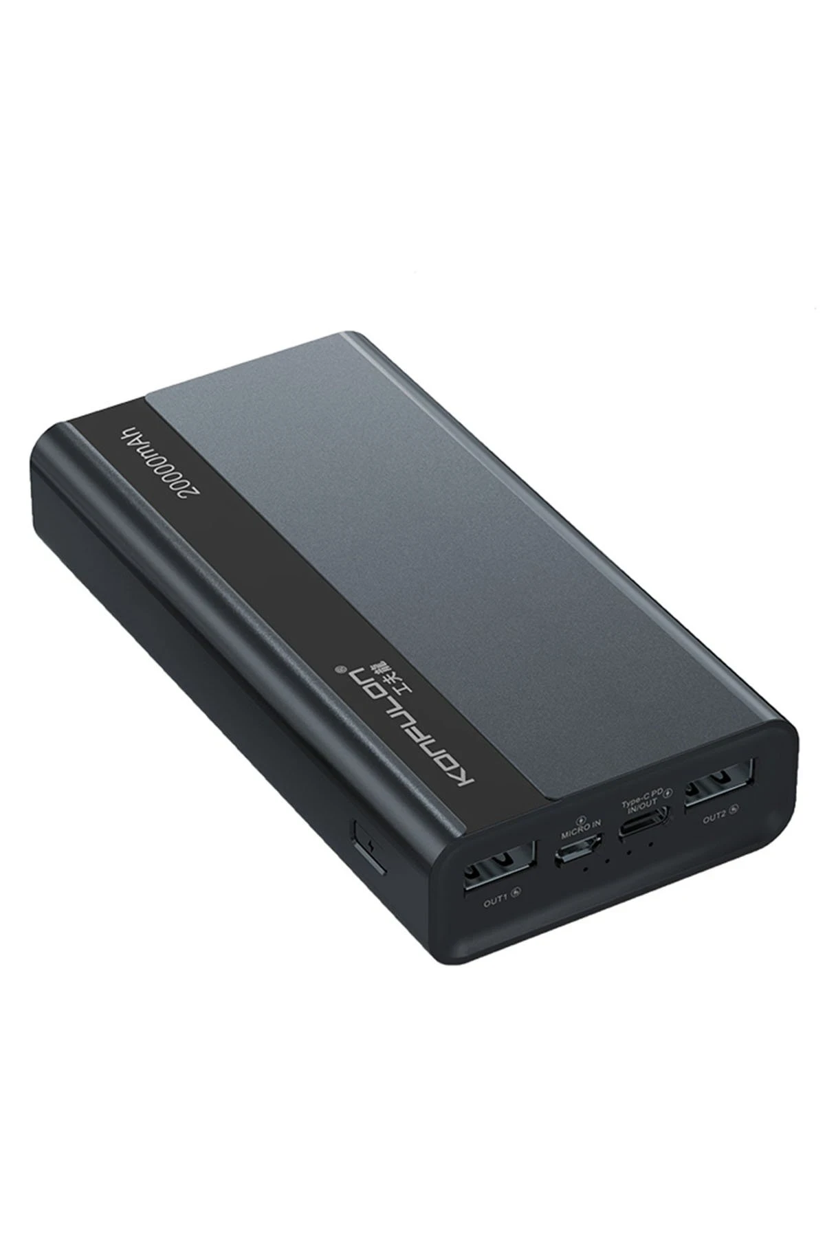 Konfulon A16Q Powerbank 20.000 mAh PD 18W / 22.5W Hızlı Şarj - Siyah