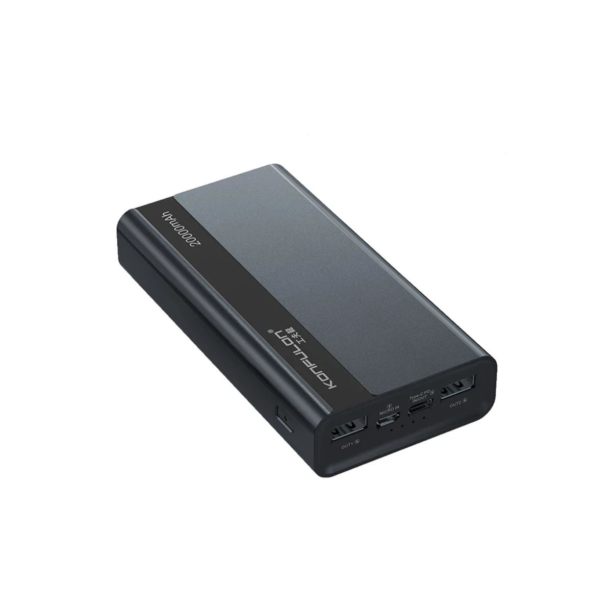 Konfulon A16Q Powerbank 20.000 mAh PD 18W / 22.5W Hızlı Şarj - Siyah — görsel 2