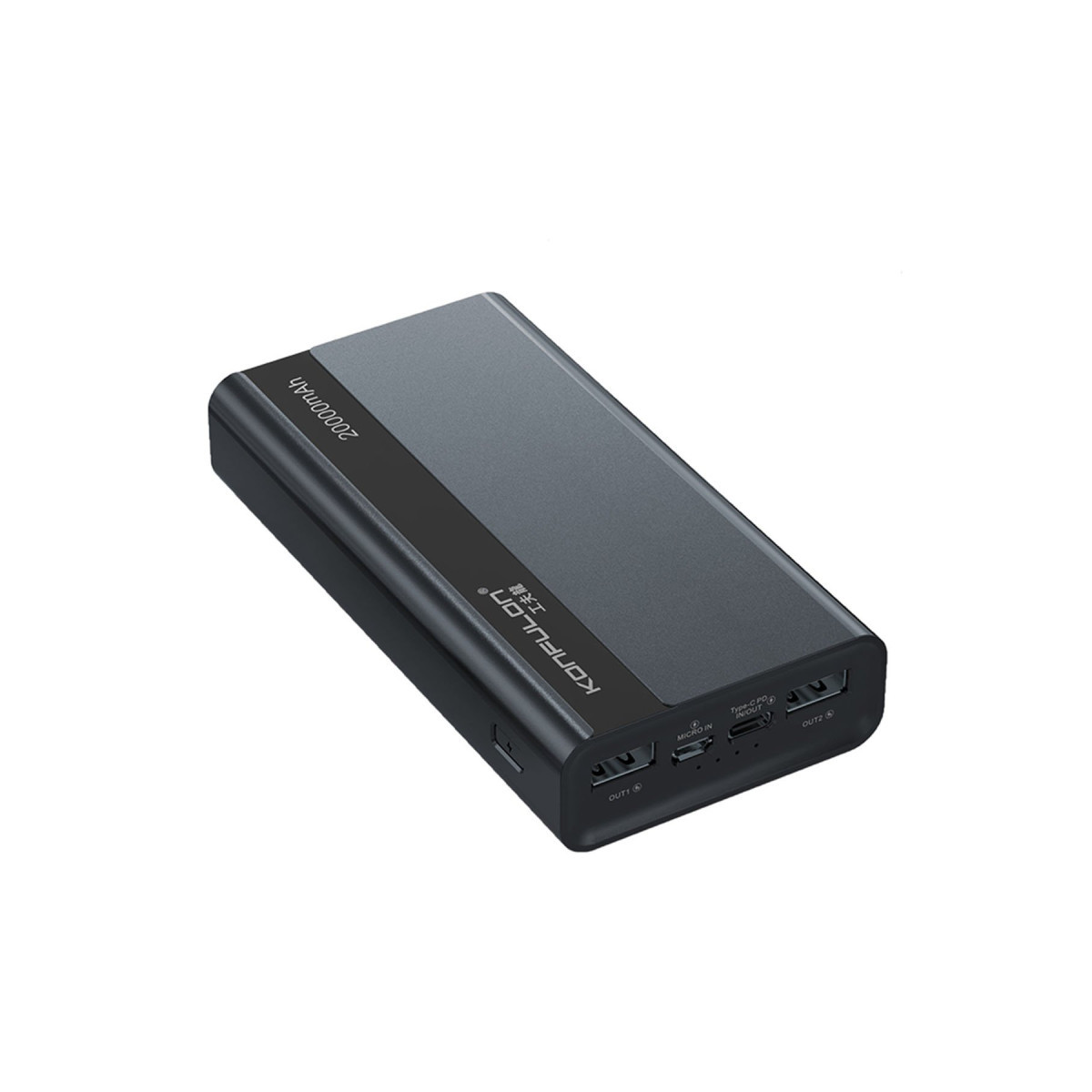 Konfulon A16Q Powerbank 20.000 mAh PD 18W / 22.5W Hızlı Şarj - Siyah — görsel 3
