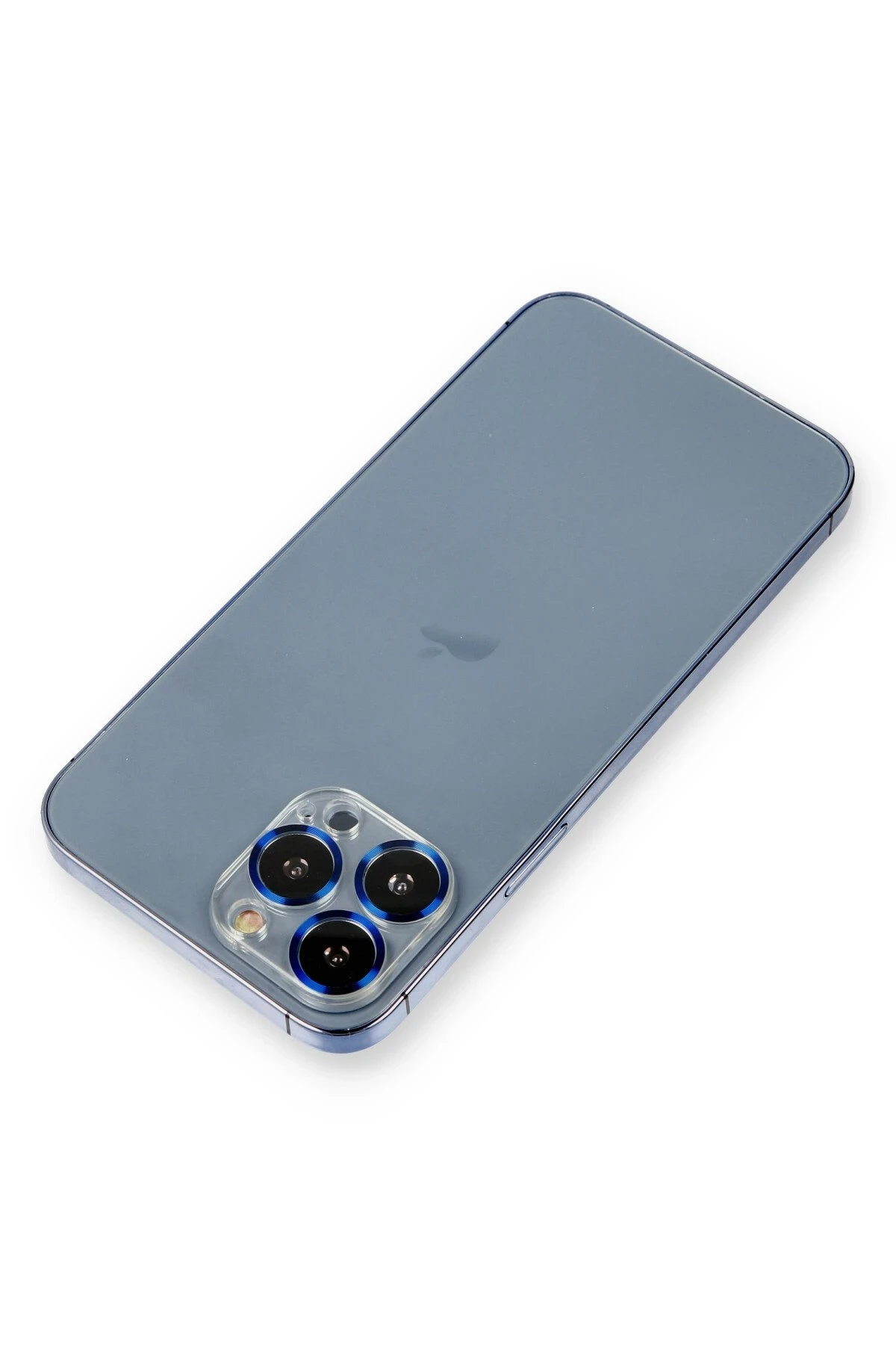 Newface iPhone 12 Pro Metal Kamera Lens Koruma Cam - Mavi