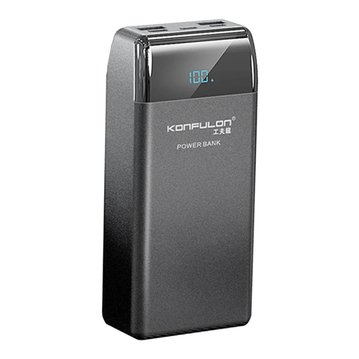 Konfulon P30Q Dijital Ekranlı Powerbank 30.000 mAh PD 18W Hızlı Şarj - Siyah — görsel 3