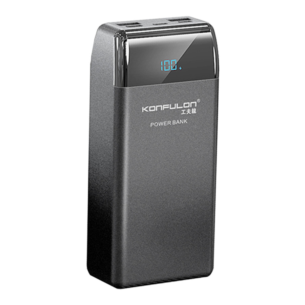 Konfulon P30Q Dijital Ekranlı Powerbank 30.000 mAh PD 18W Hızlı Şarj - Siyah — görsel 5