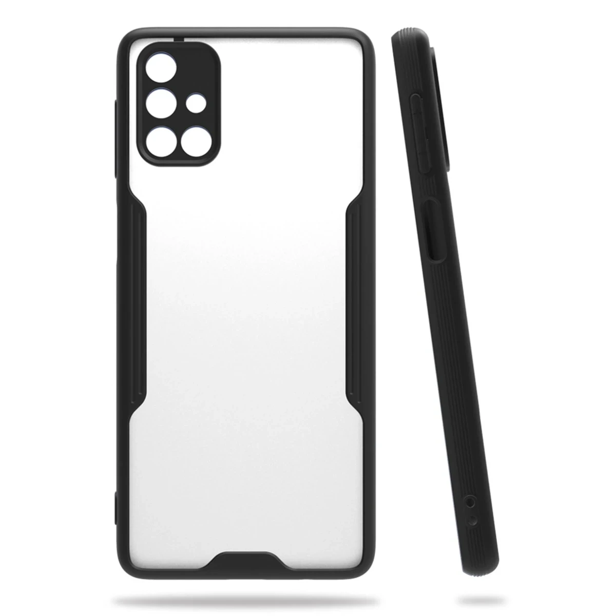 Newface Samsung Galaxy M31S Kılıf Platin Silikon - Siyah — görsel 2