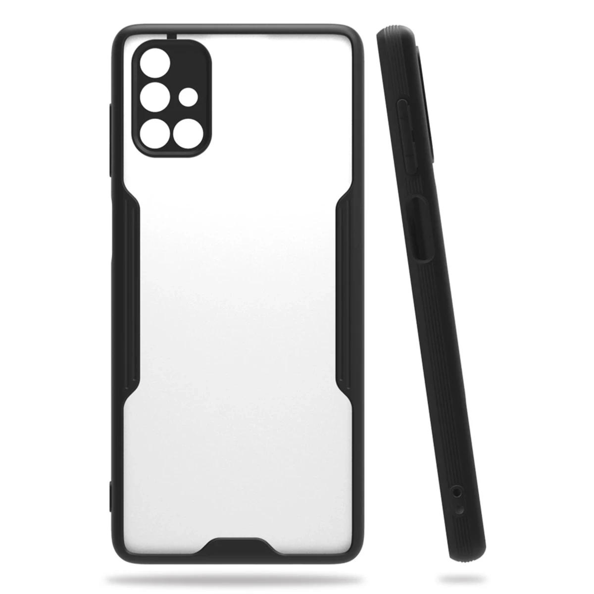 Newface Samsung Galaxy M51 Kılıf Platin Silikon - Siyah — görsel 2
