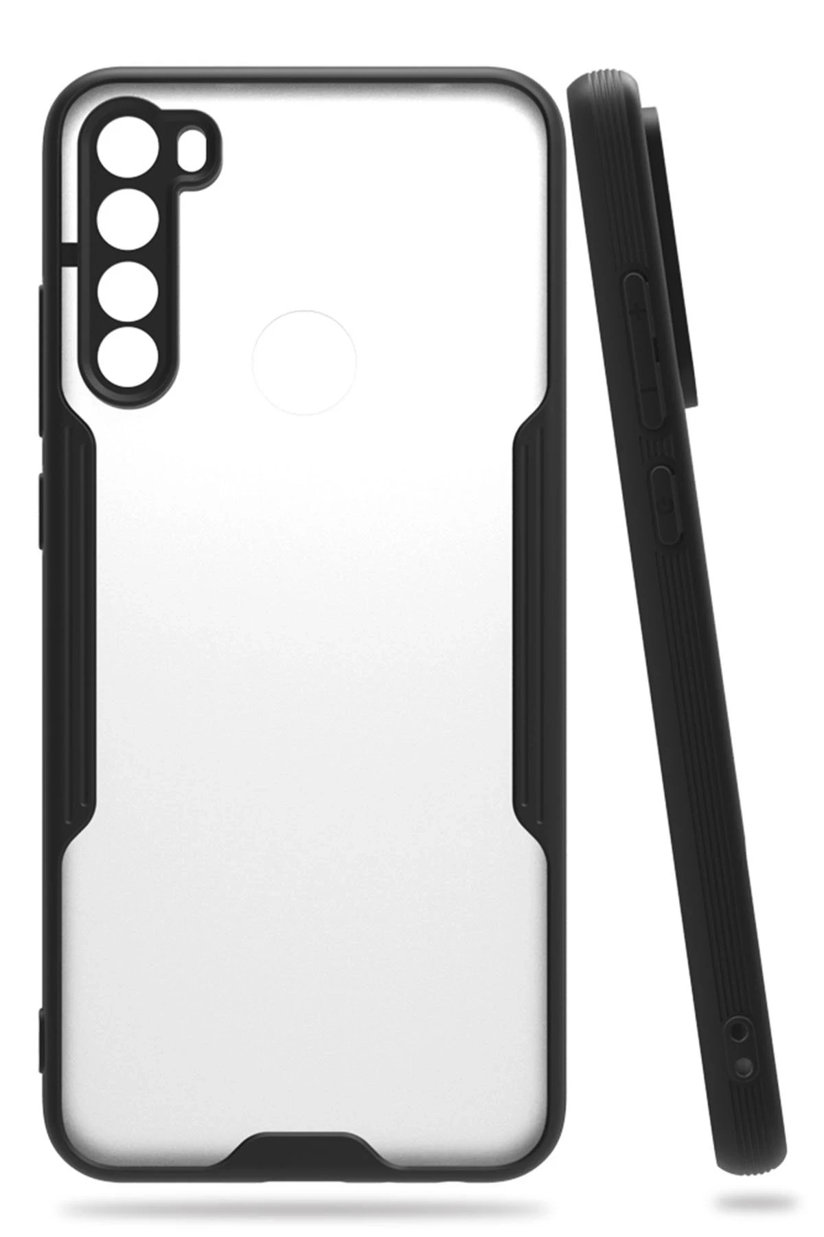 Newface Xiaomi Redmi Note 8 Kılıf Platin Silikon - Siyah