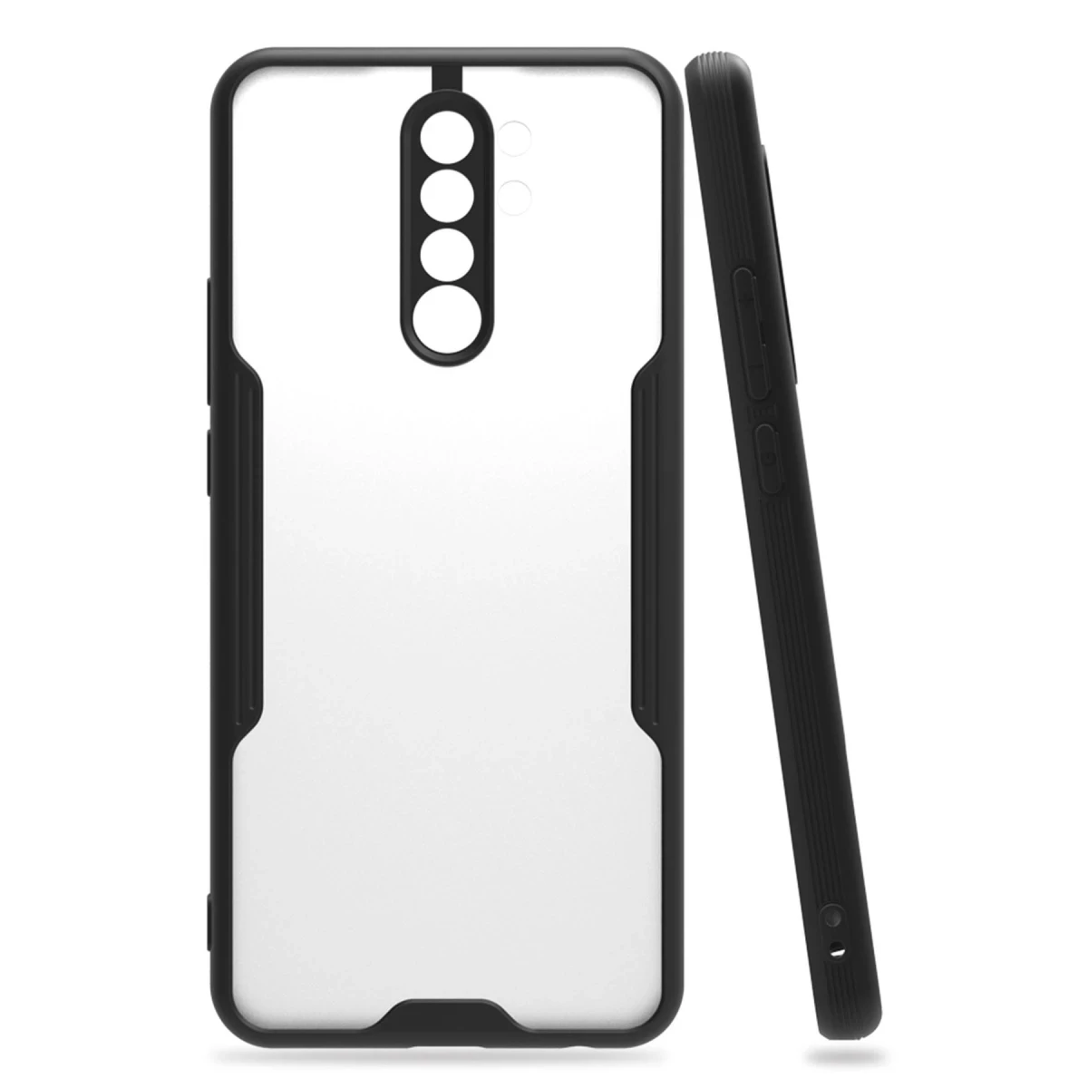 Newface Xiaomi Redmi Note 8 Pro Kılıf Platin Silikon - Siyah — görsel 2