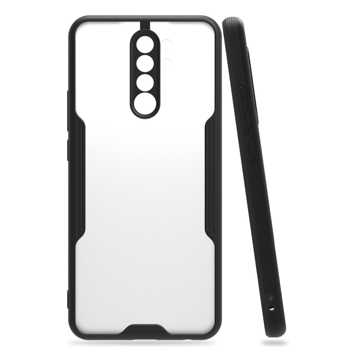 Newface Xiaomi Redmi Note 8 Pro Kılıf Platin Silikon - Siyah — görsel 3