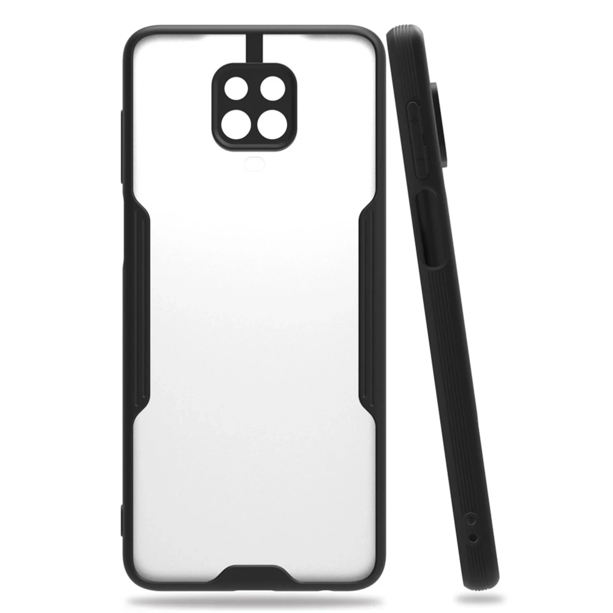 Newface Xiaomi Redmi Note 9S Kılıf Platin Silikon - Siyah — görsel 2