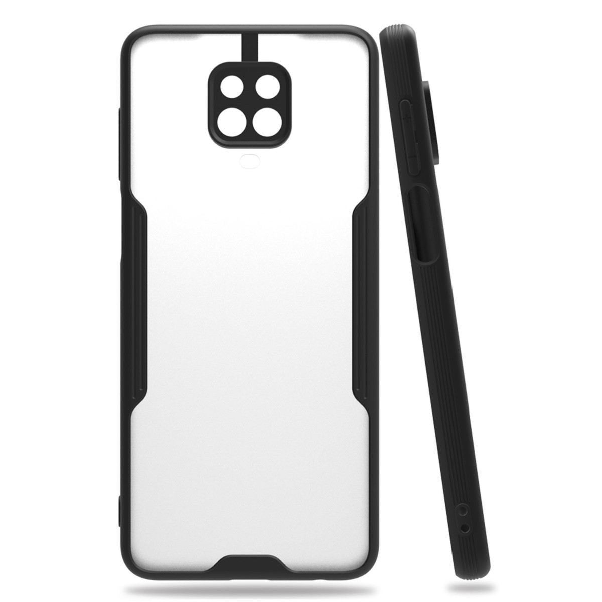 Newface Xiaomi Redmi Note 9S Kılıf Platin Silikon - Siyah — görsel 3