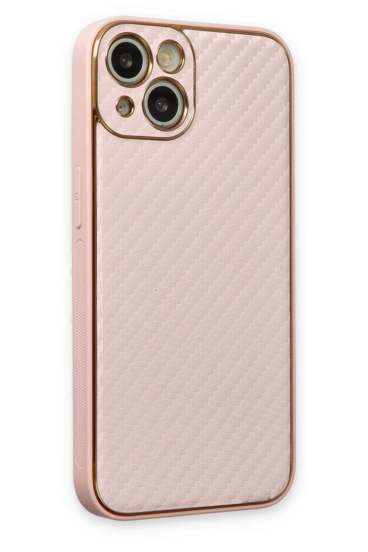 Newface Apple iPhone 13 Kılıf Coco Karbon Silikon - Pembe — görsel 2