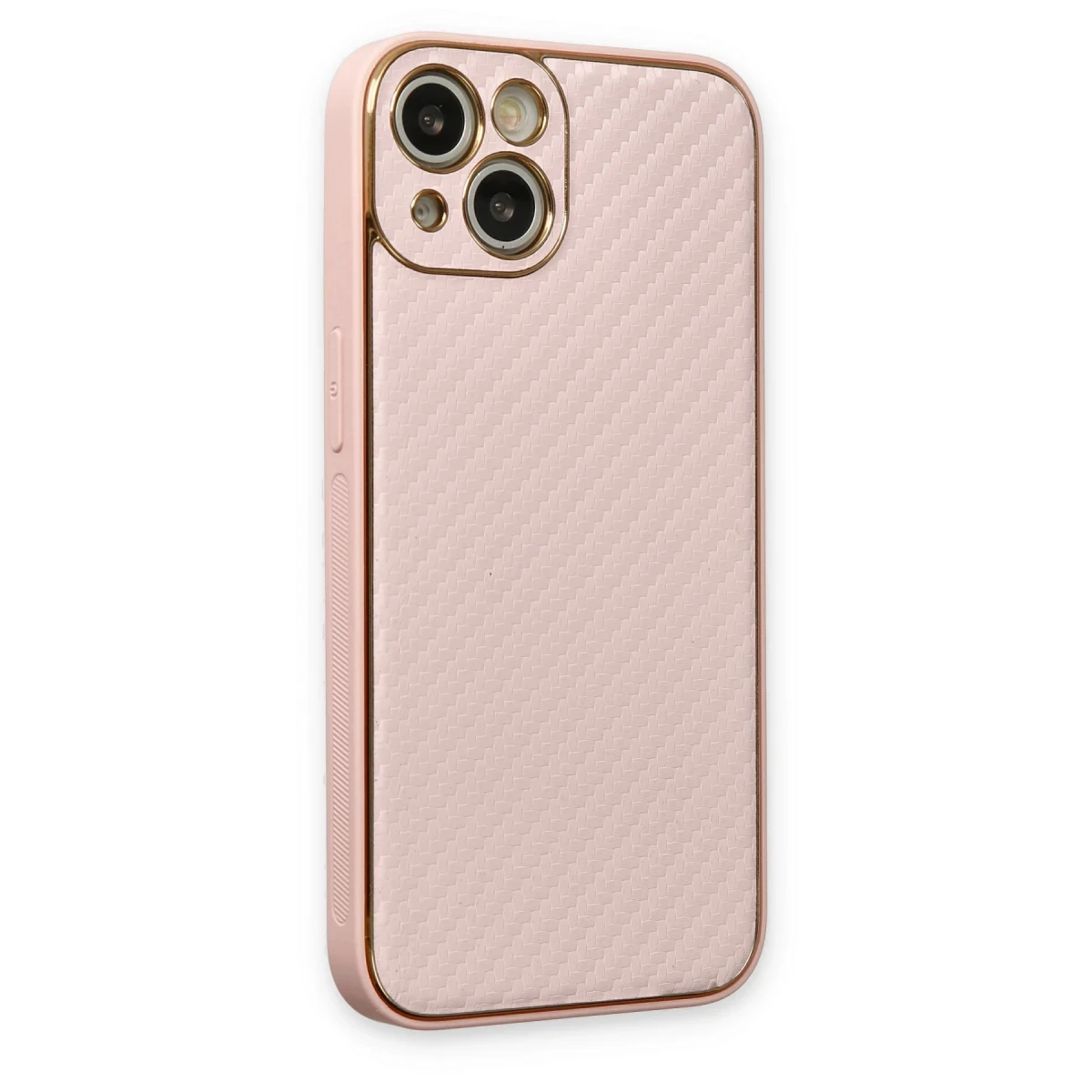 Newface Apple iPhone 13 Kılıf Coco Karbon Silikon - Pembe — görsel 5