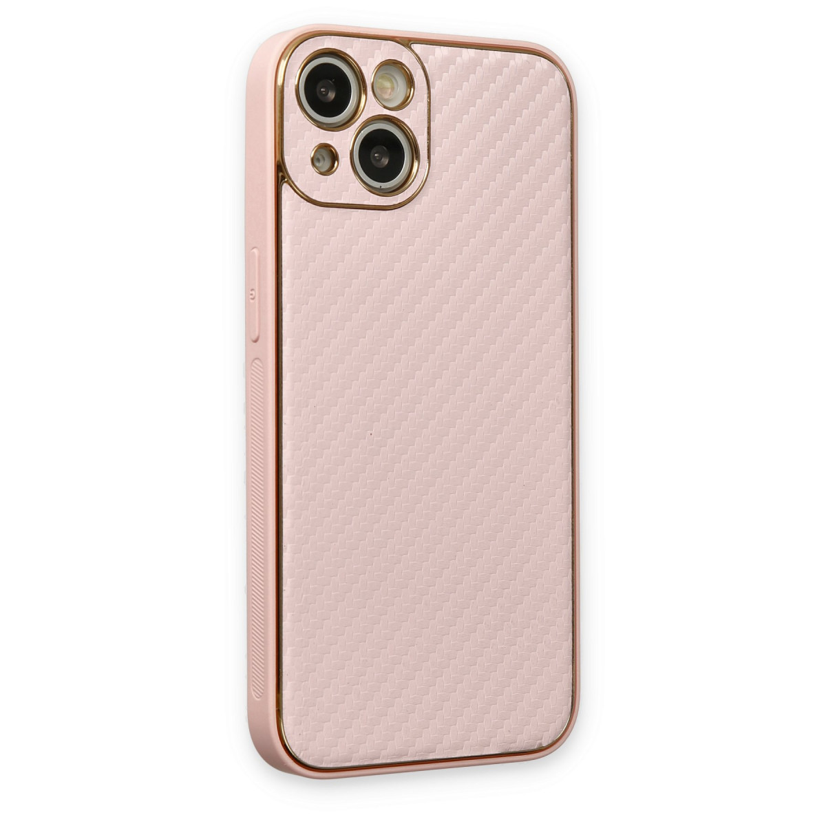 Newface Apple iPhone 13 Kılıf Coco Karbon Silikon - Pembe — görsel 8