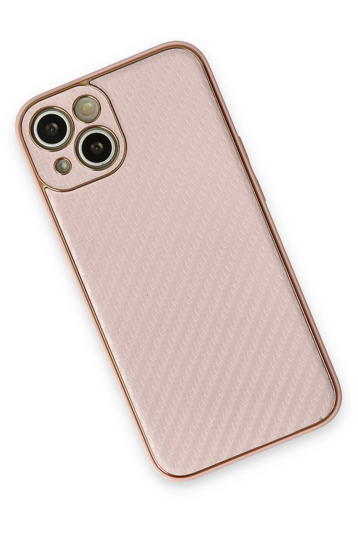 Newface Apple iPhone 13 Kılıf Coco Karbon Silikon - Pembe — görsel 3