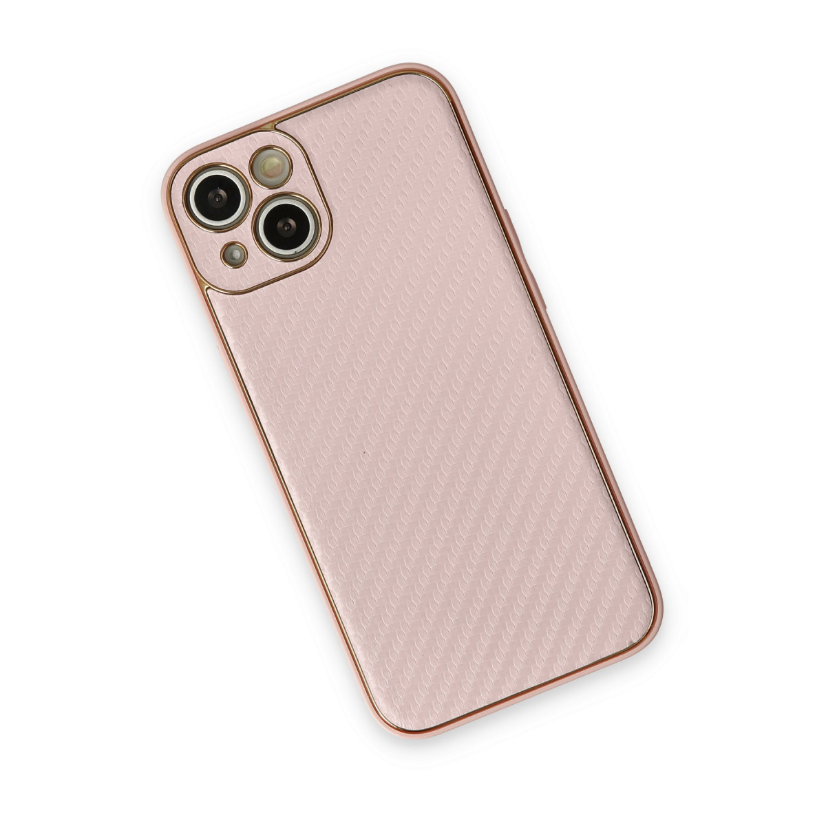 Newface Apple iPhone 13 Kılıf Coco Karbon Silikon - Pembe — görsel 9