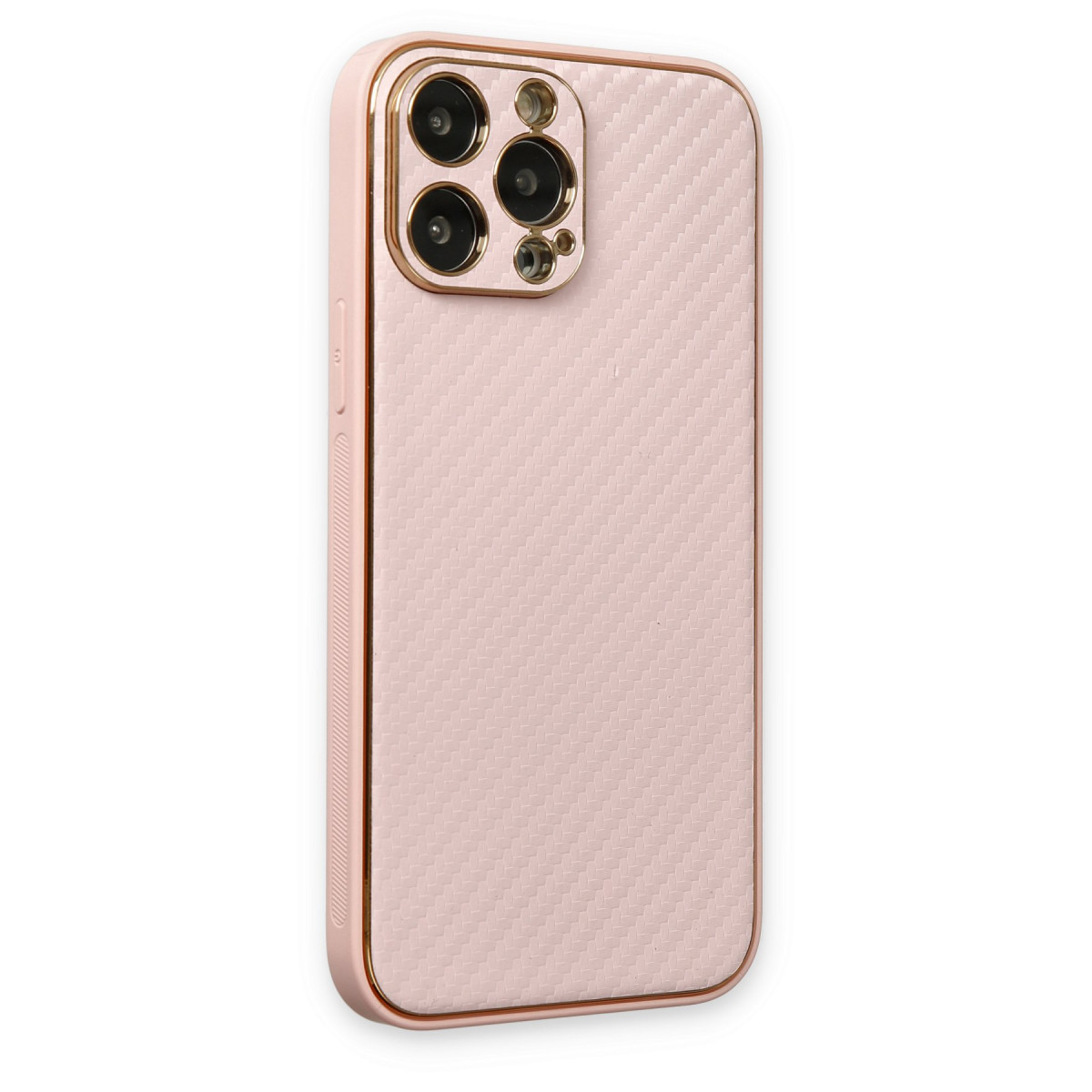 Newface Apple iPhone 13 Pro Kılıf Coco Karbon Silikon - Pembe — görsel 8
